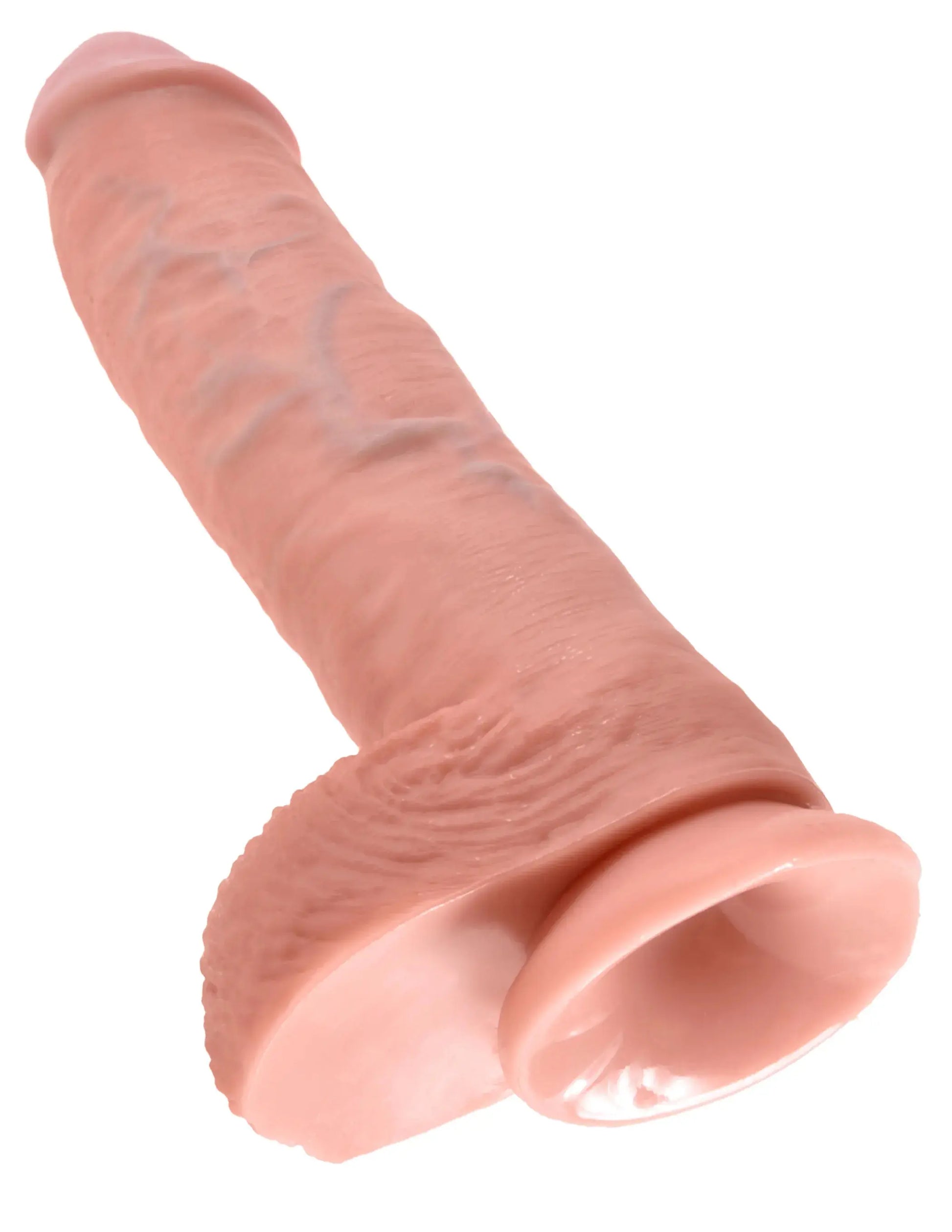 KING COCK 10 IN COCK W/BALLS FLESH Pipedream Products