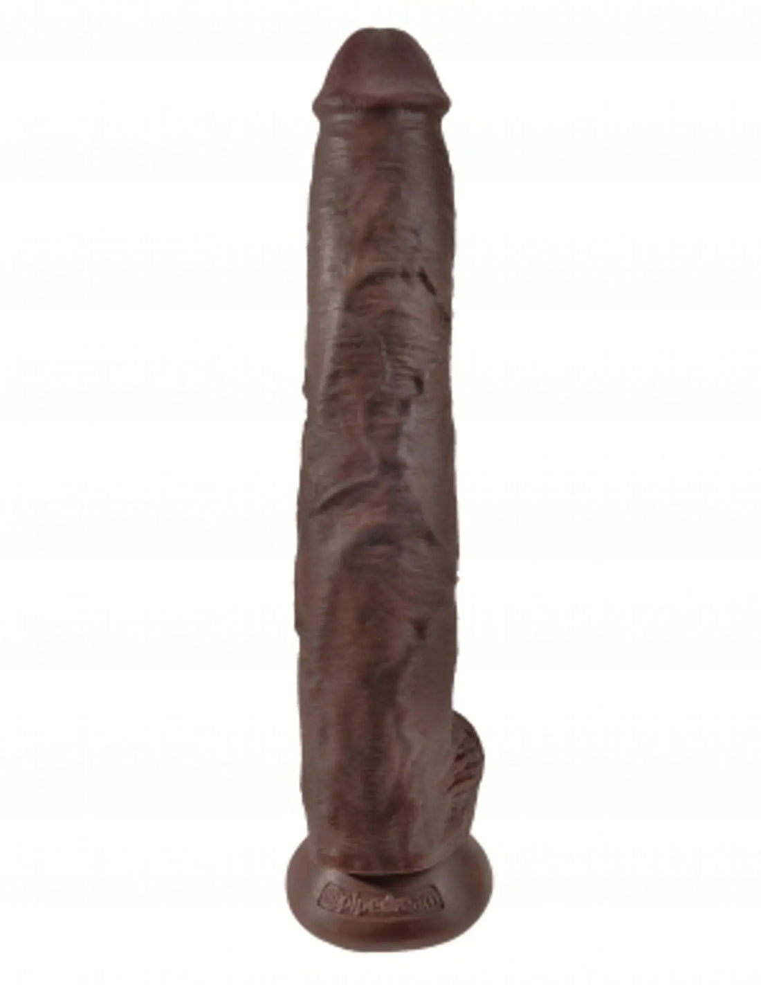 KING COCK 14 IN COCK W/BALLS BROWN Pipedream Products