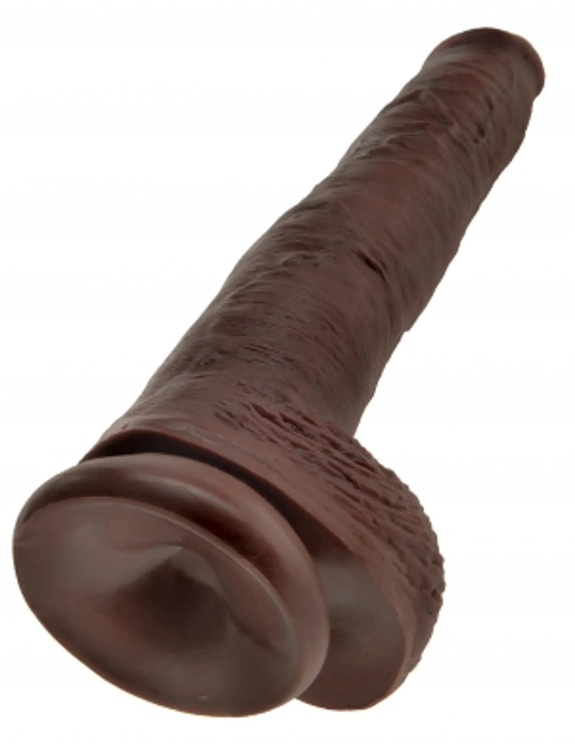 KING COCK 14 IN COCK W/BALLS BROWN Pipedream Products