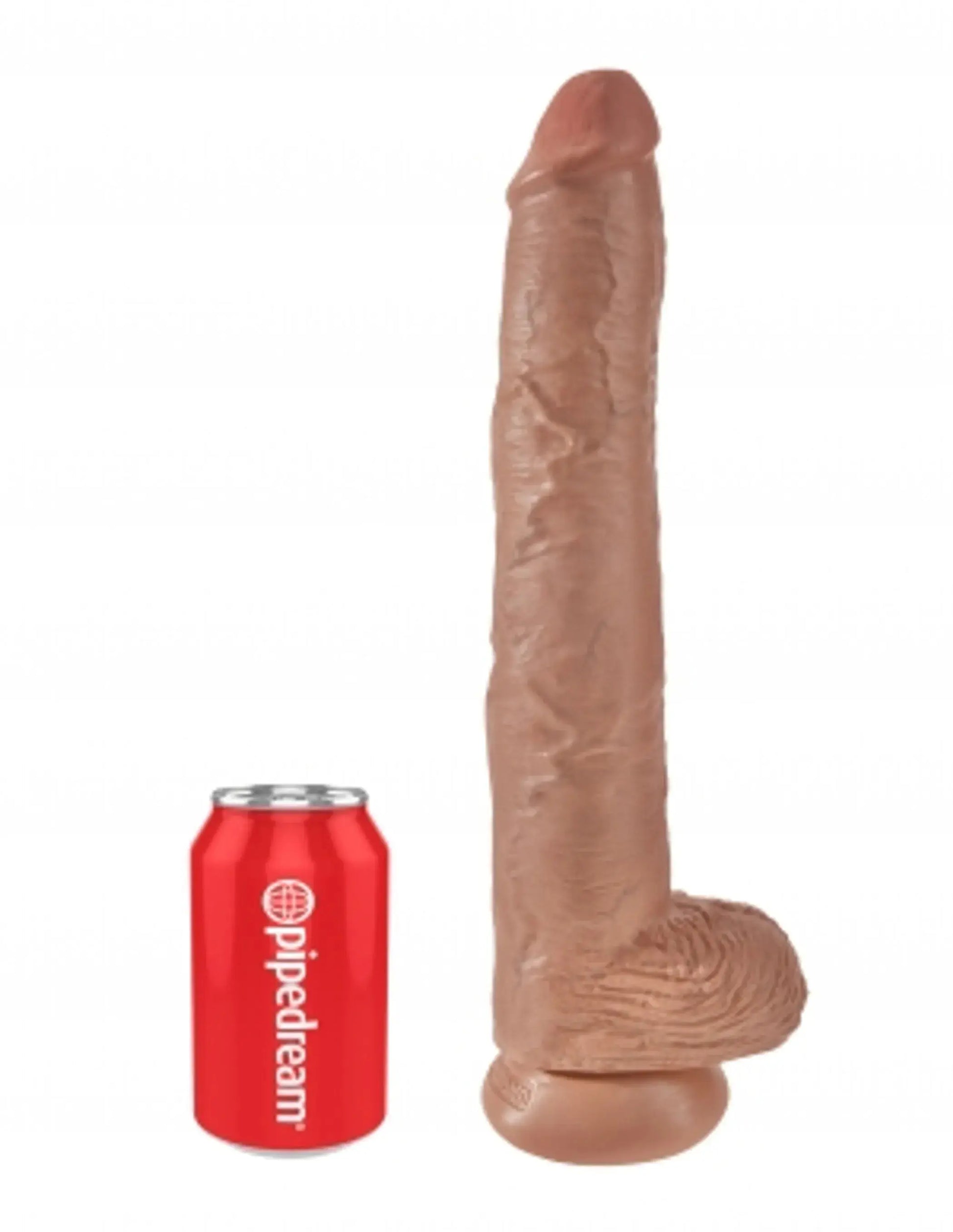 KING COCK 14 IN COCK W/BALLS TAN Pipedream Products