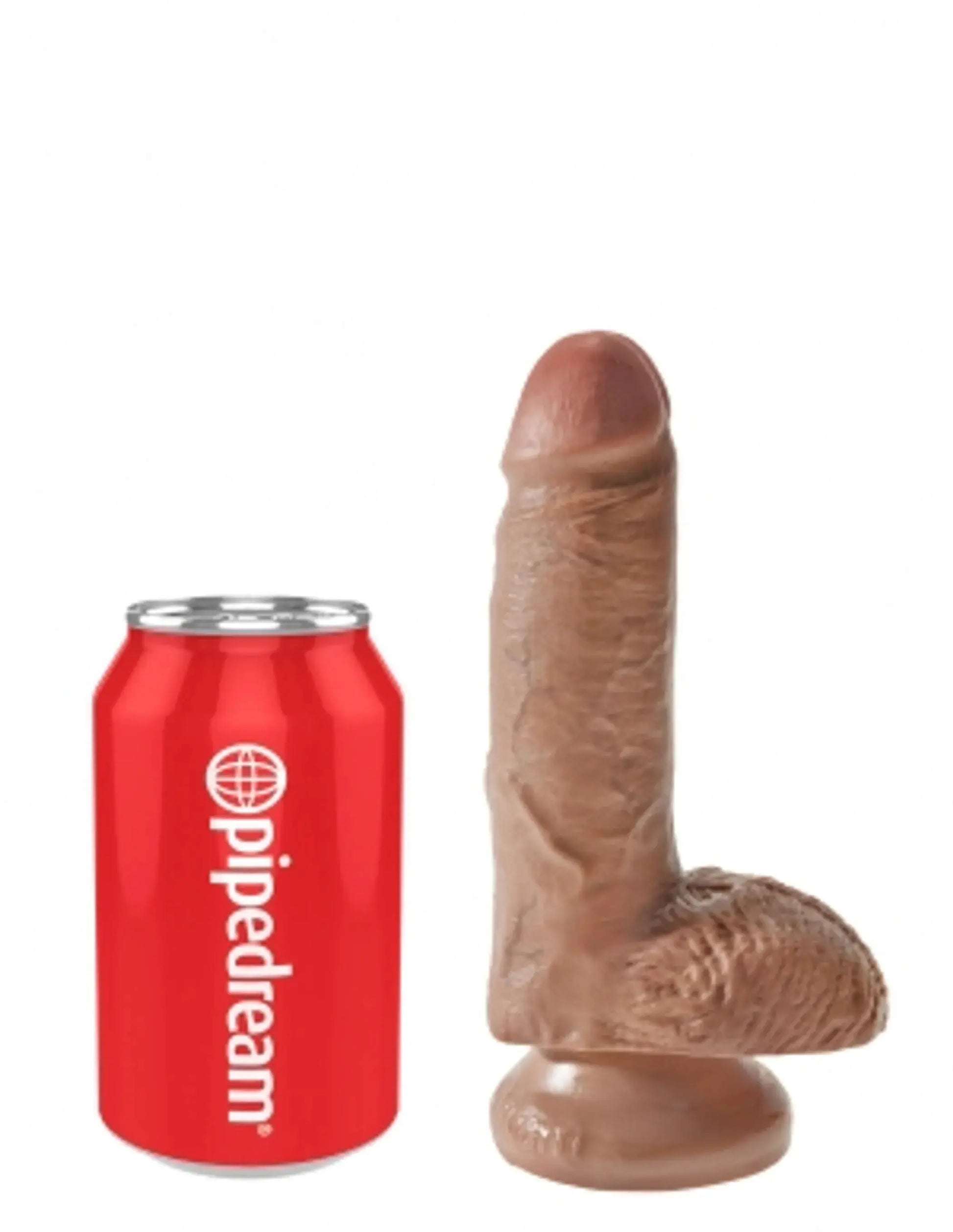 KING COCK 7 IN COCK W/BALLS TAN Pipedream Products