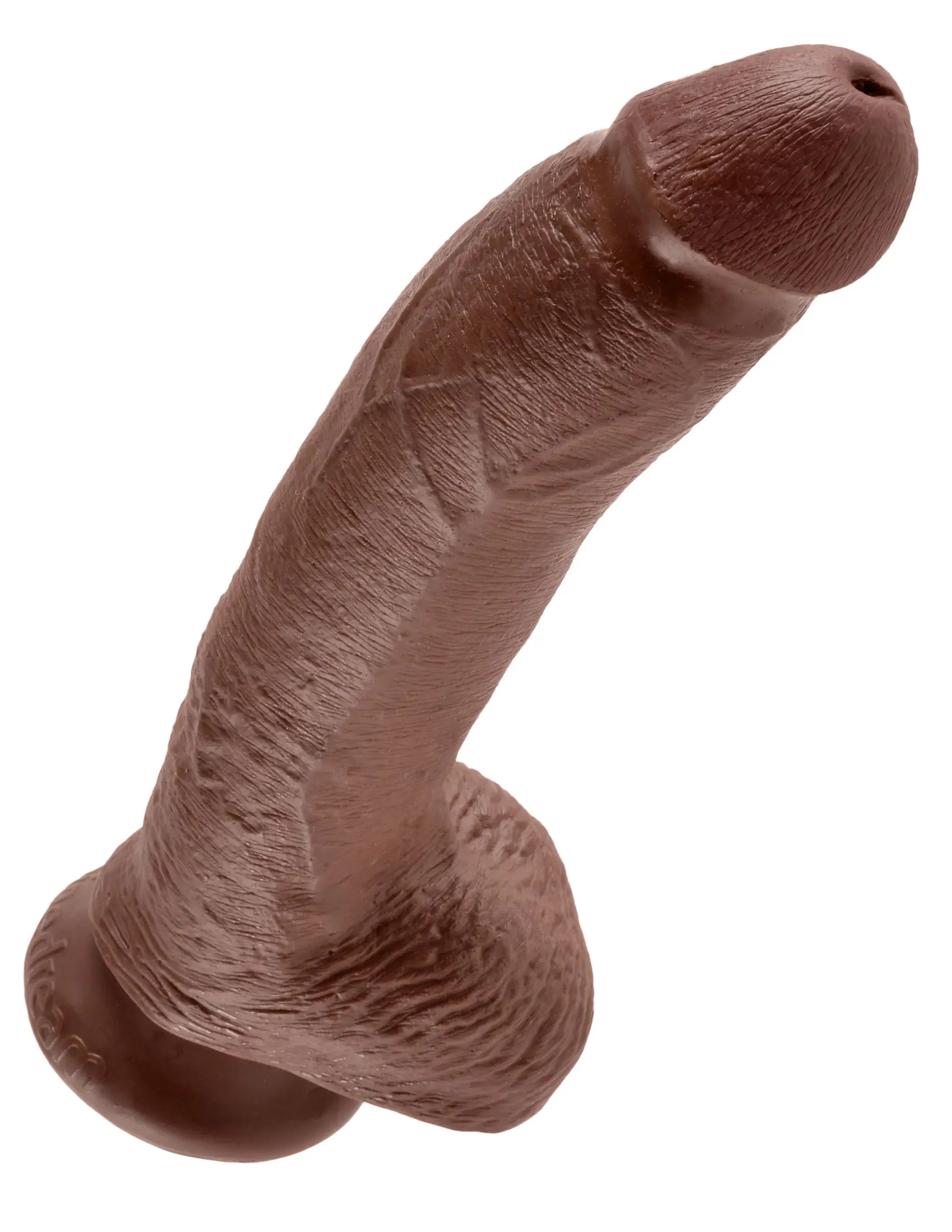 KING COCK 9 IN COCK W/BALLS BROWN Pipedream Products
