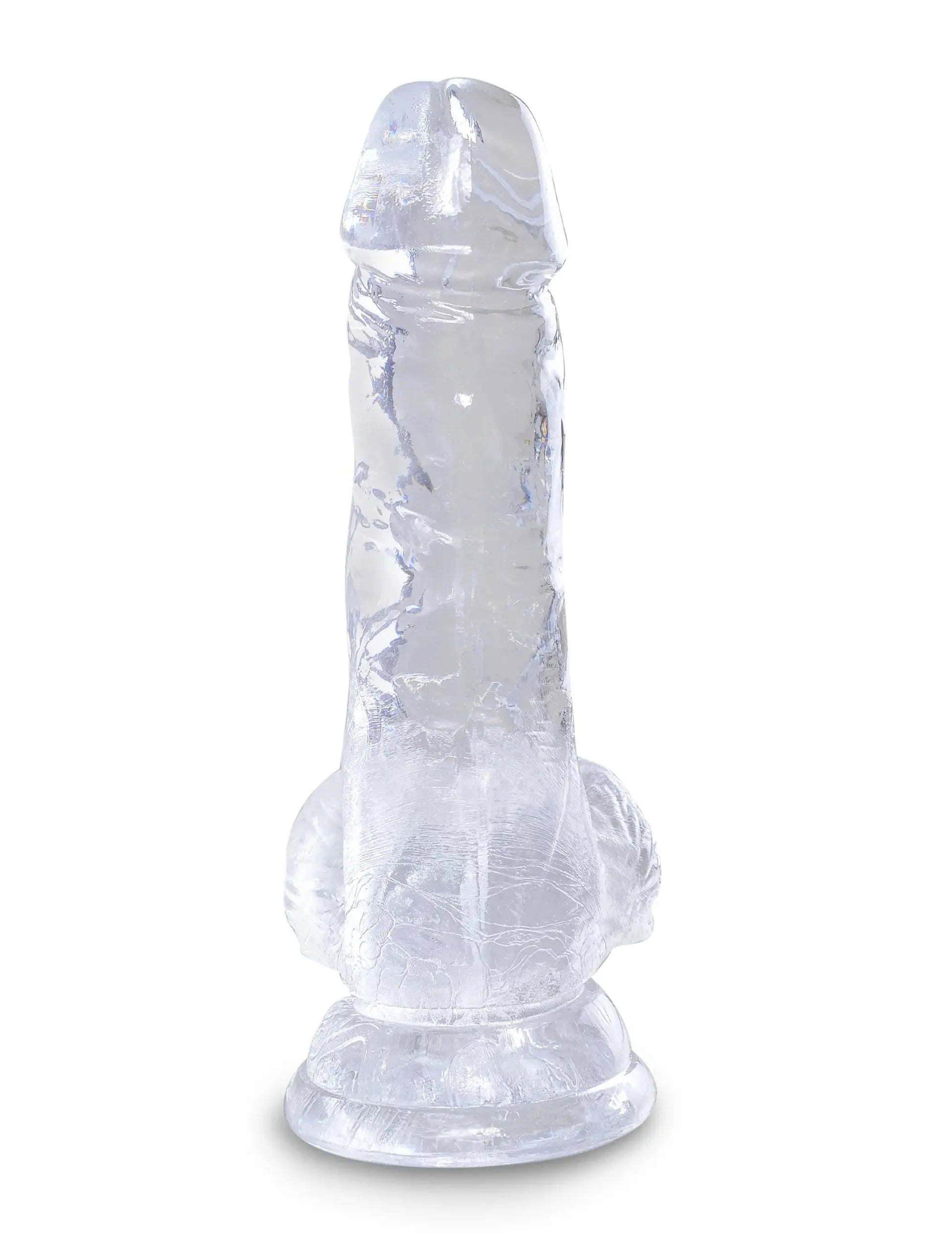 KING COCK CLEAR 5 IN COCK W/ BALLS Pipedream Products