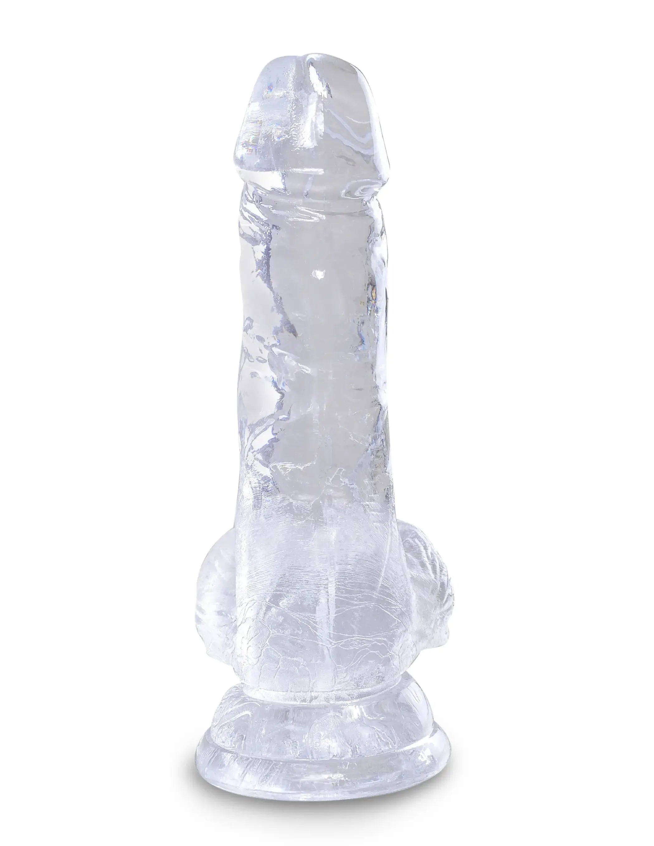 KING COCK CLEAR 5 IN COCK W/ BALLS Pipedream Products