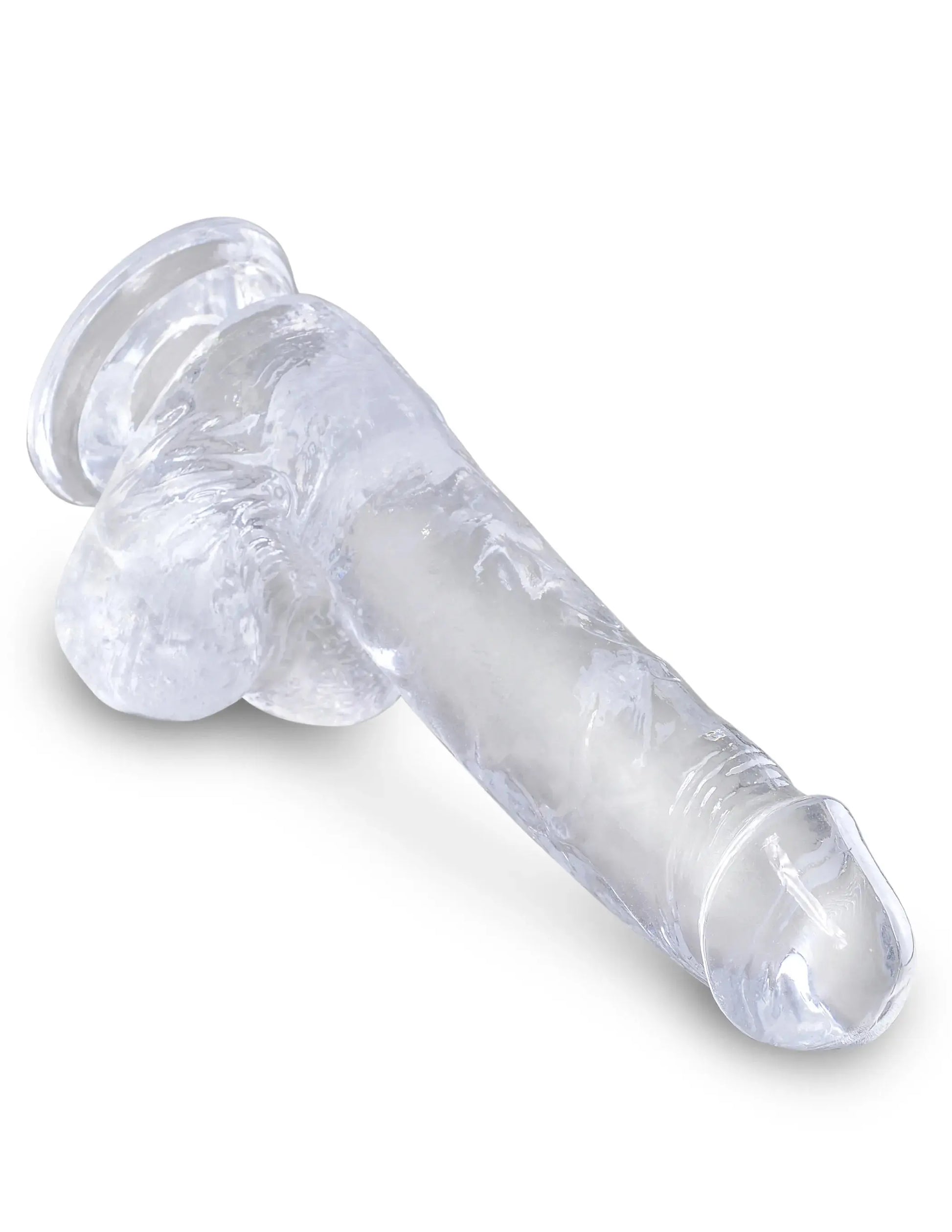 KING COCK CLEAR 6 IN COCK W/ BALLS Pipedream Products