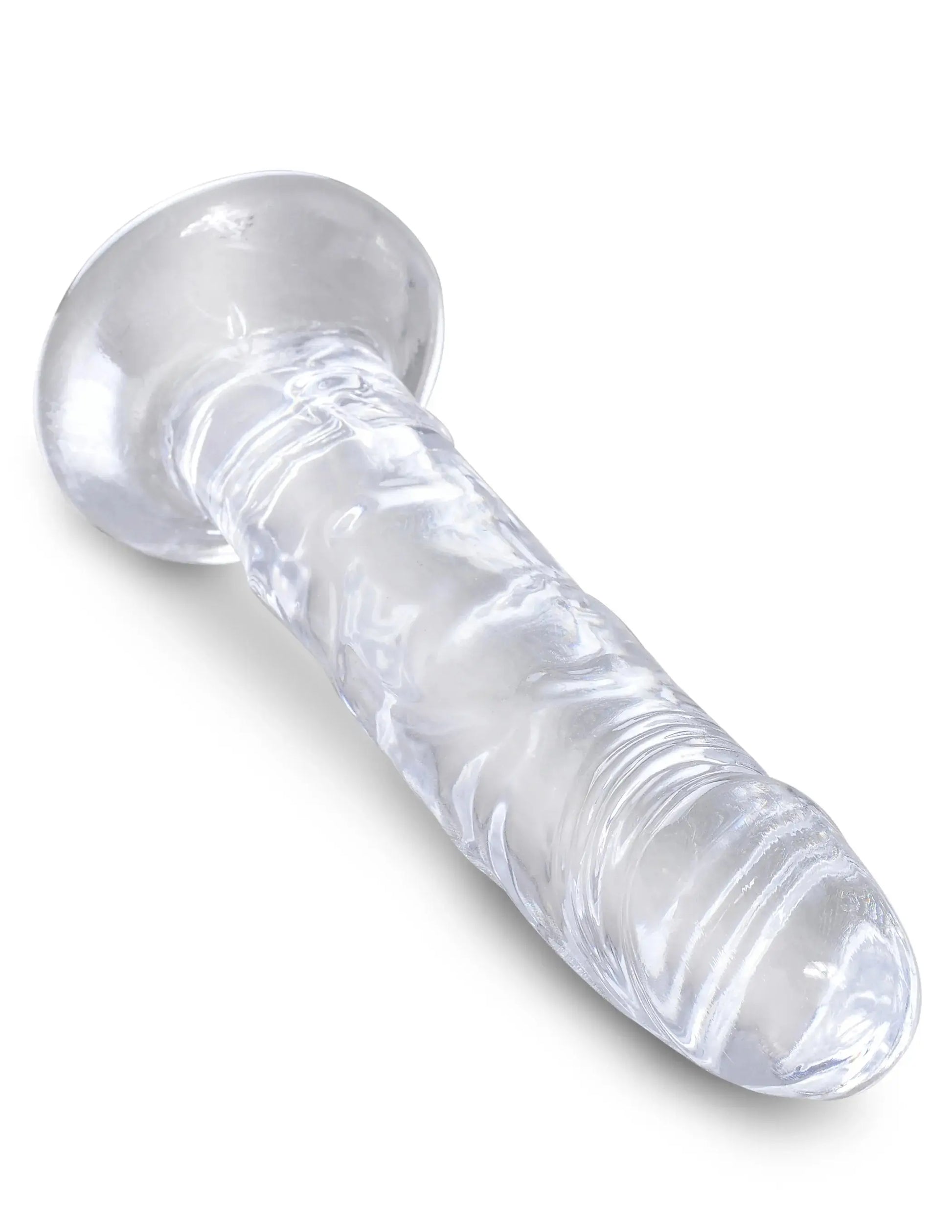 KING COCK CLEAR 6 IN COCK W/O BALLS Pipedream Products