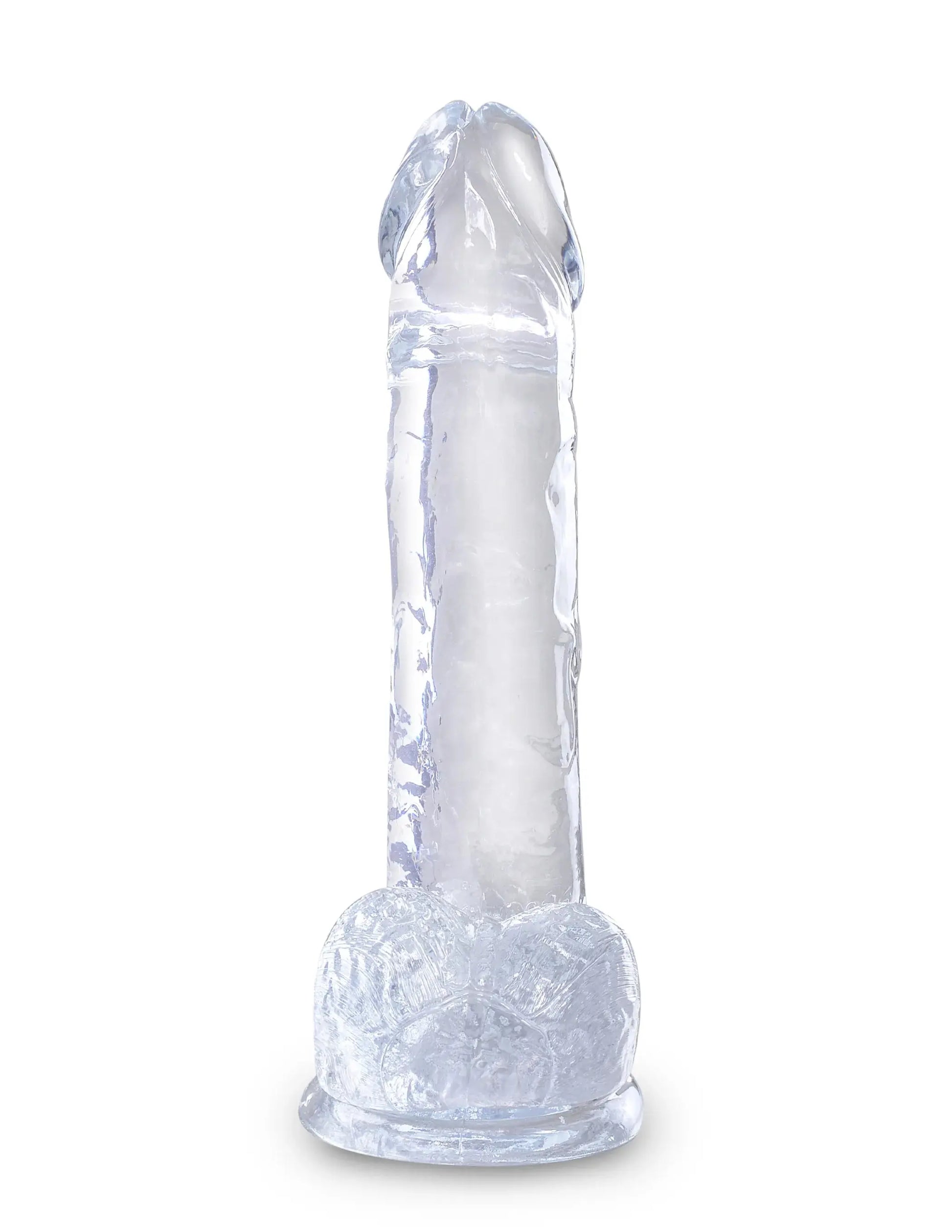 KING COCK CLEAR 7 IN COCK W/ BALLS Pipedream Products