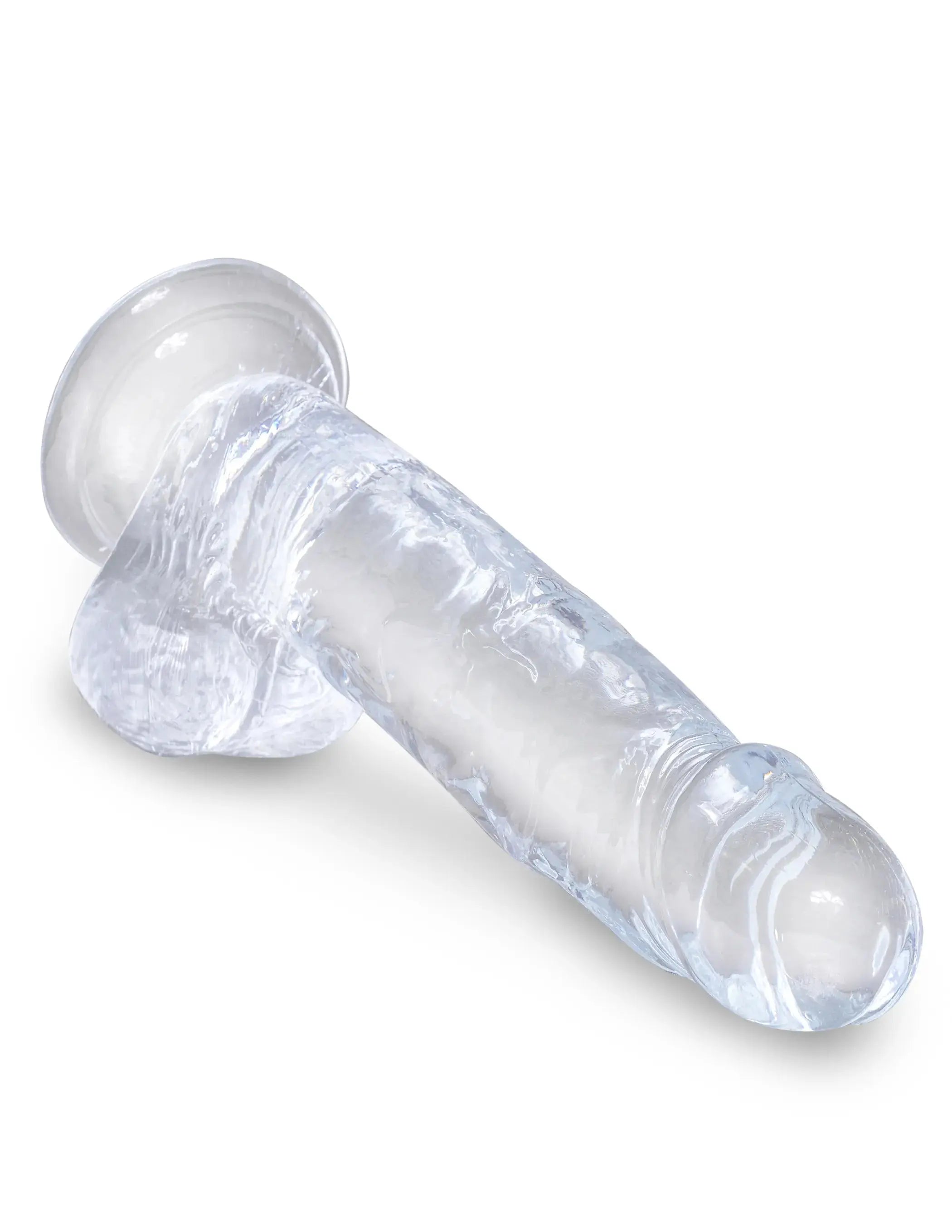 KING COCK CLEAR 7 IN COCK W/ BALLS Pipedream Products