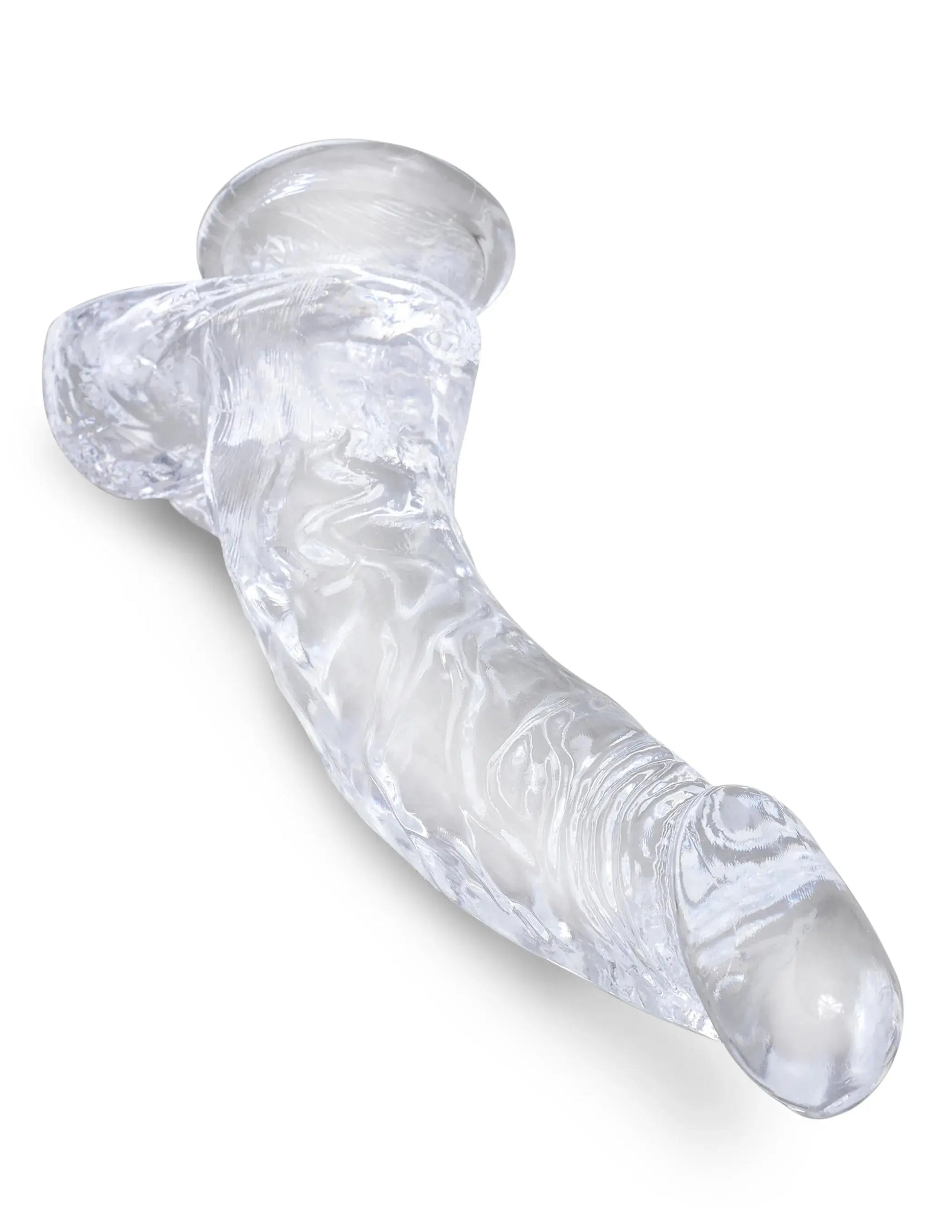 KING COCK CLEAR 7.5 IN COCK W/ BALLS Pipedream Products