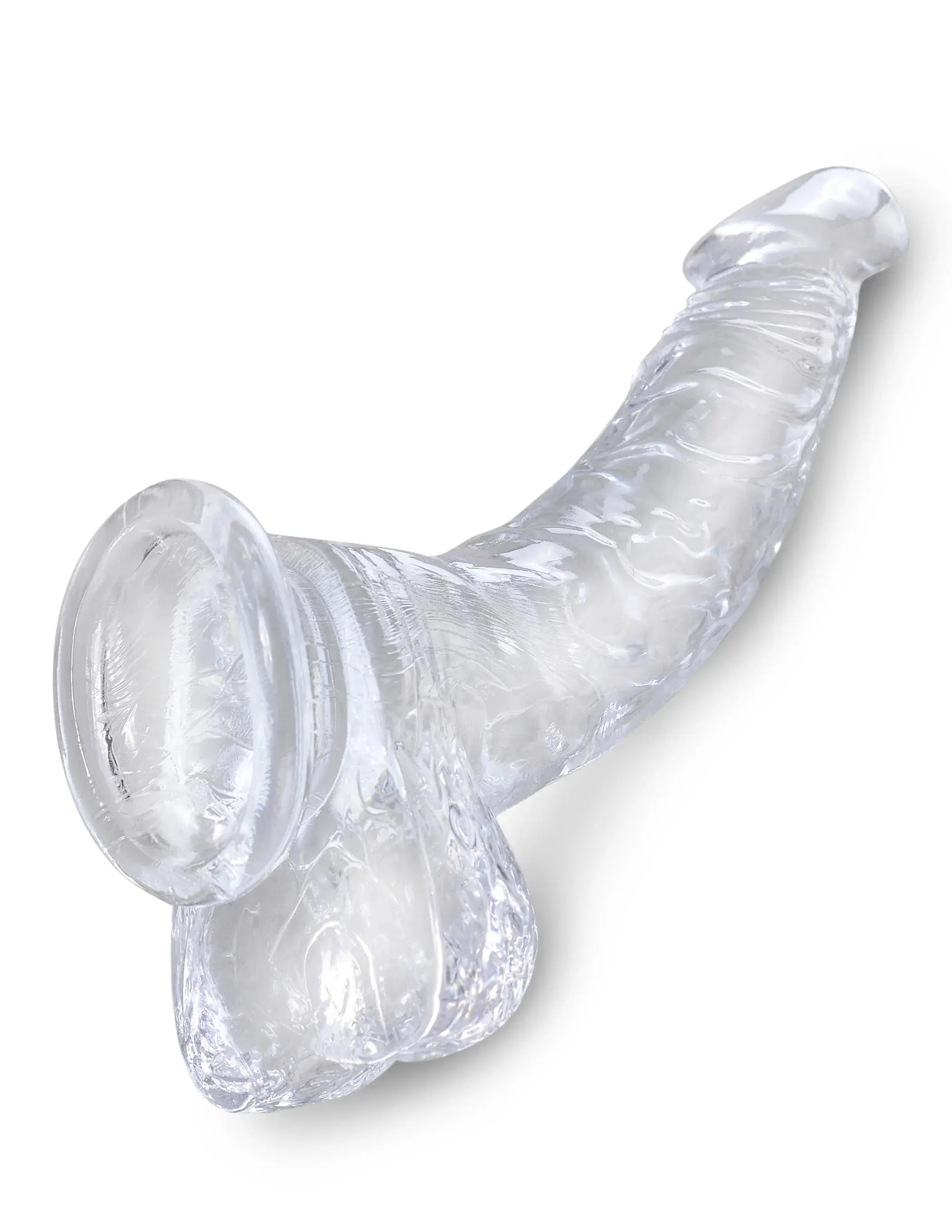 KING COCK CLEAR 7.5 IN COCK W/ BALLS Pipedream Products