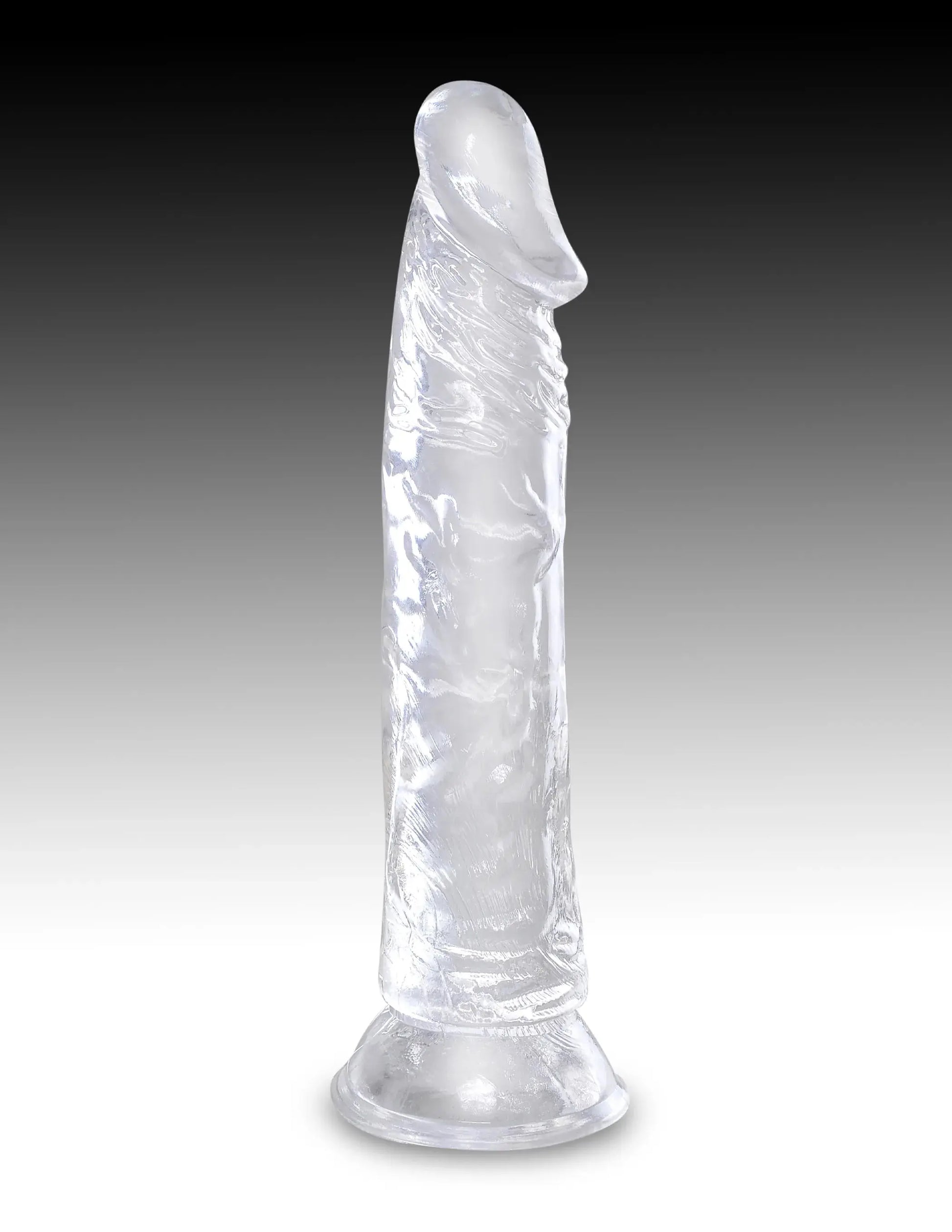 KING COCK CLEAR 8 IN COCK W/O BALLS Pipedream Products