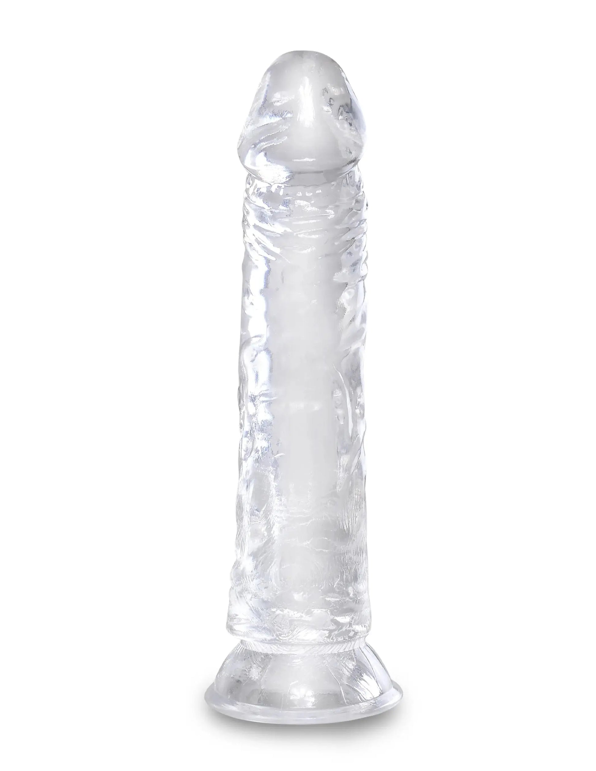 KING COCK CLEAR 8 IN COCK W/O BALLS Pipedream Products