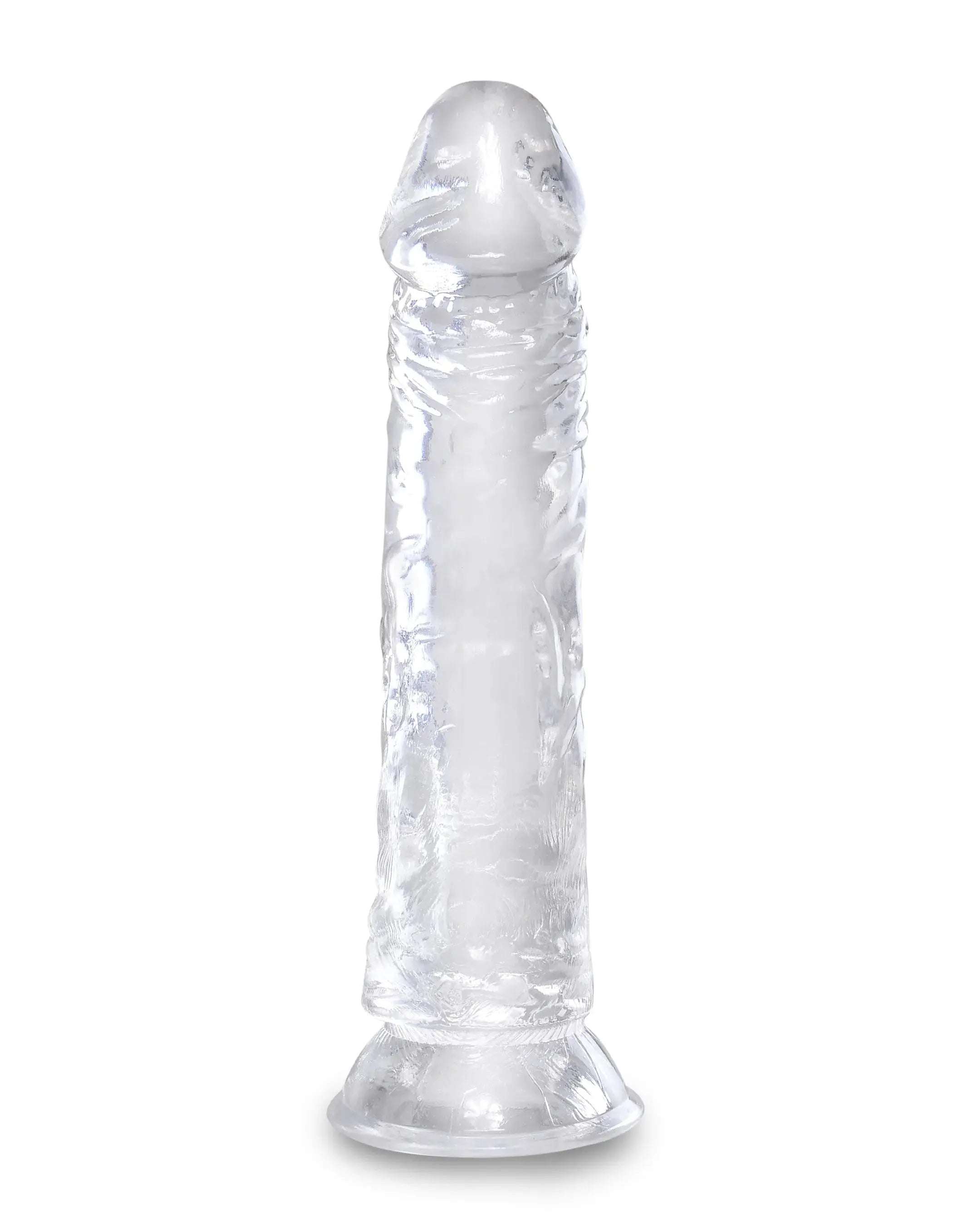 KING COCK CLEAR 8 IN COCK W/O BALLS Pipedream Products