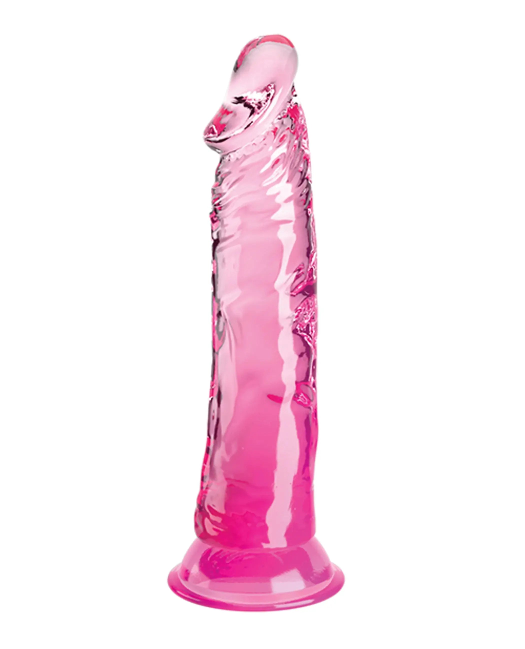 KING COCK CLEAR 8IN PINK Pipedream Products