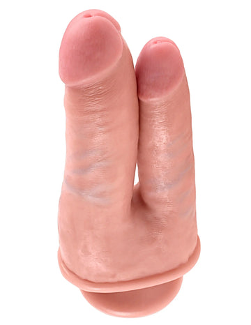 KING COCK DOUBLE PENETRATOR FLESH Pipedream Products