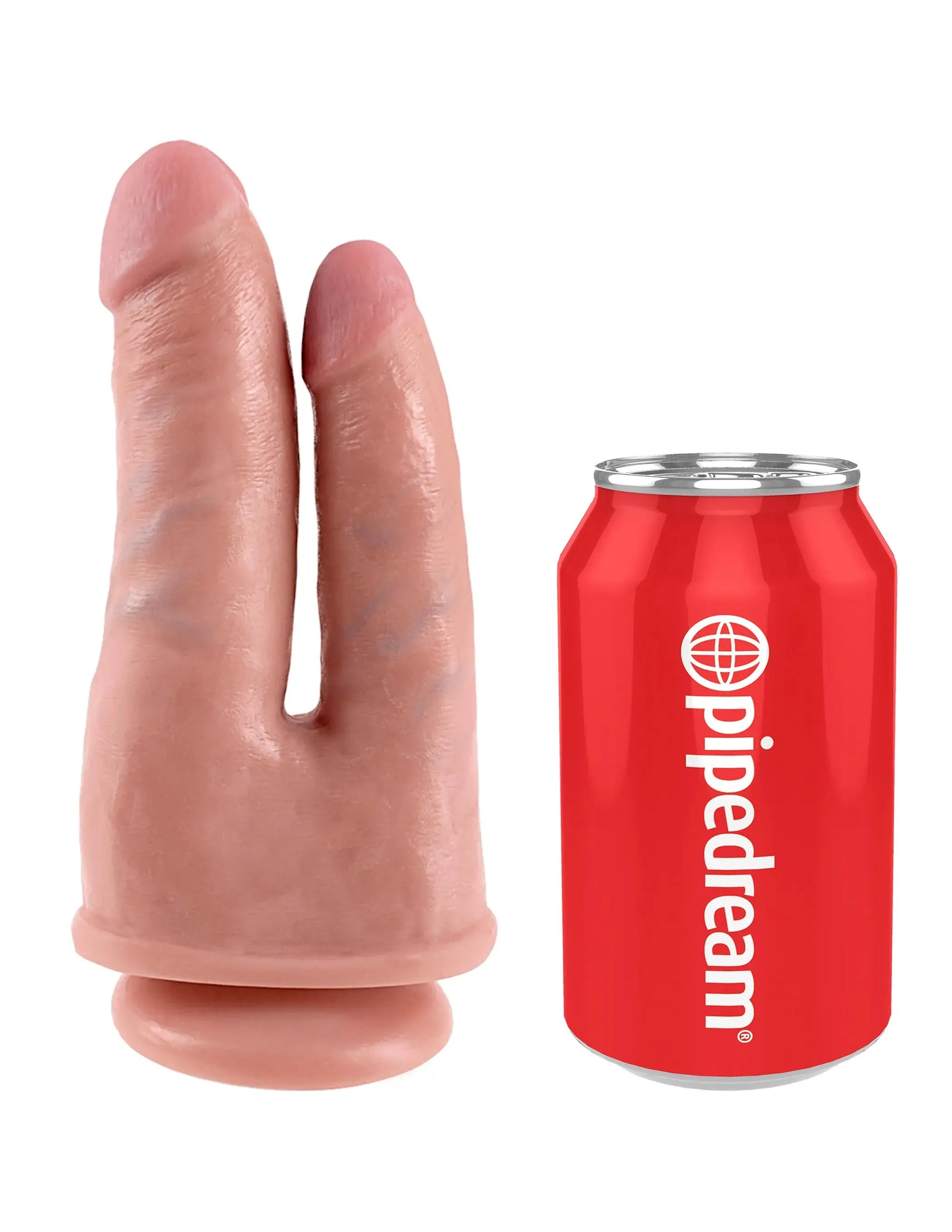 KING COCK DOUBLE PENETRATOR FLESH Pipedream Products