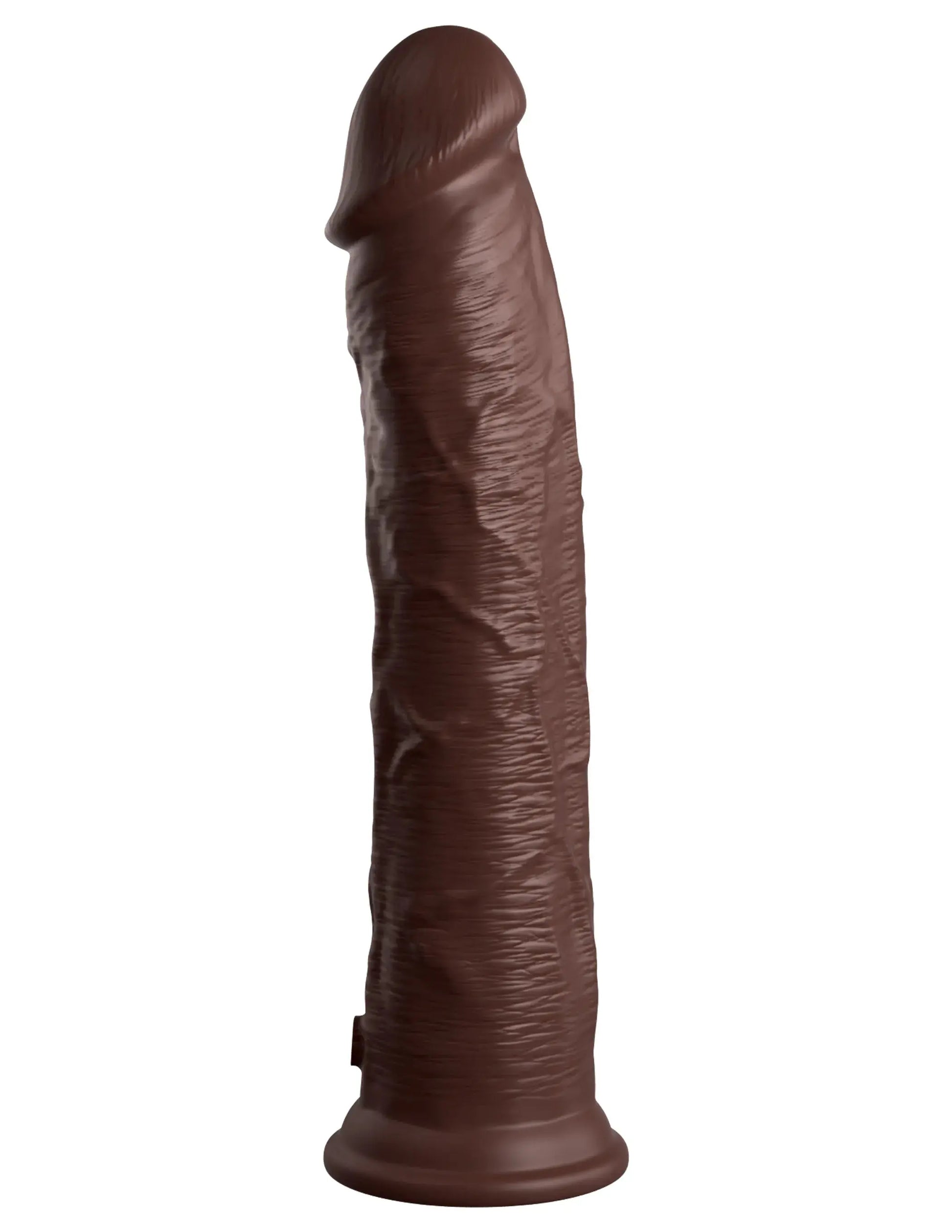 KING COCK ELITE 11 IN DUAL DENSITY BROWN Pipedream Products