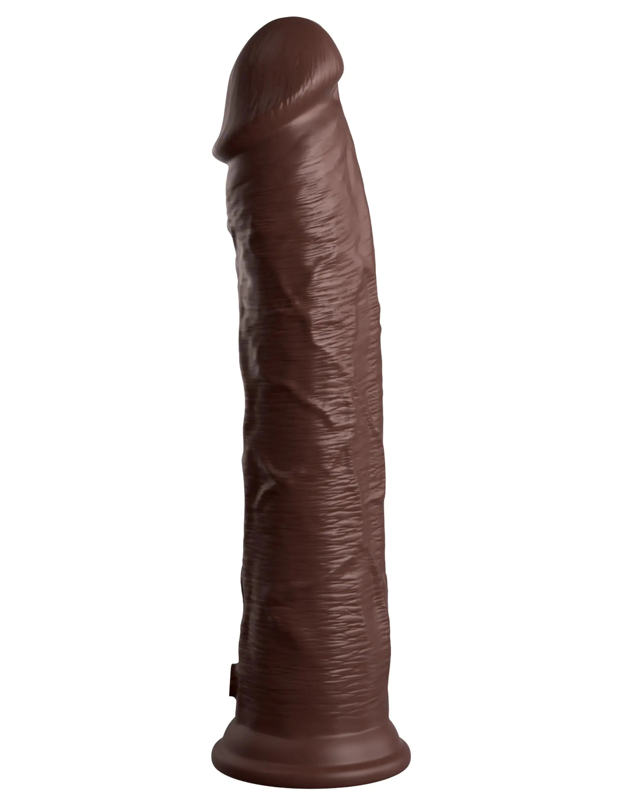 KING COCK ELITE 11 IN DUAL DENSITY BROWN Pipedream Products
