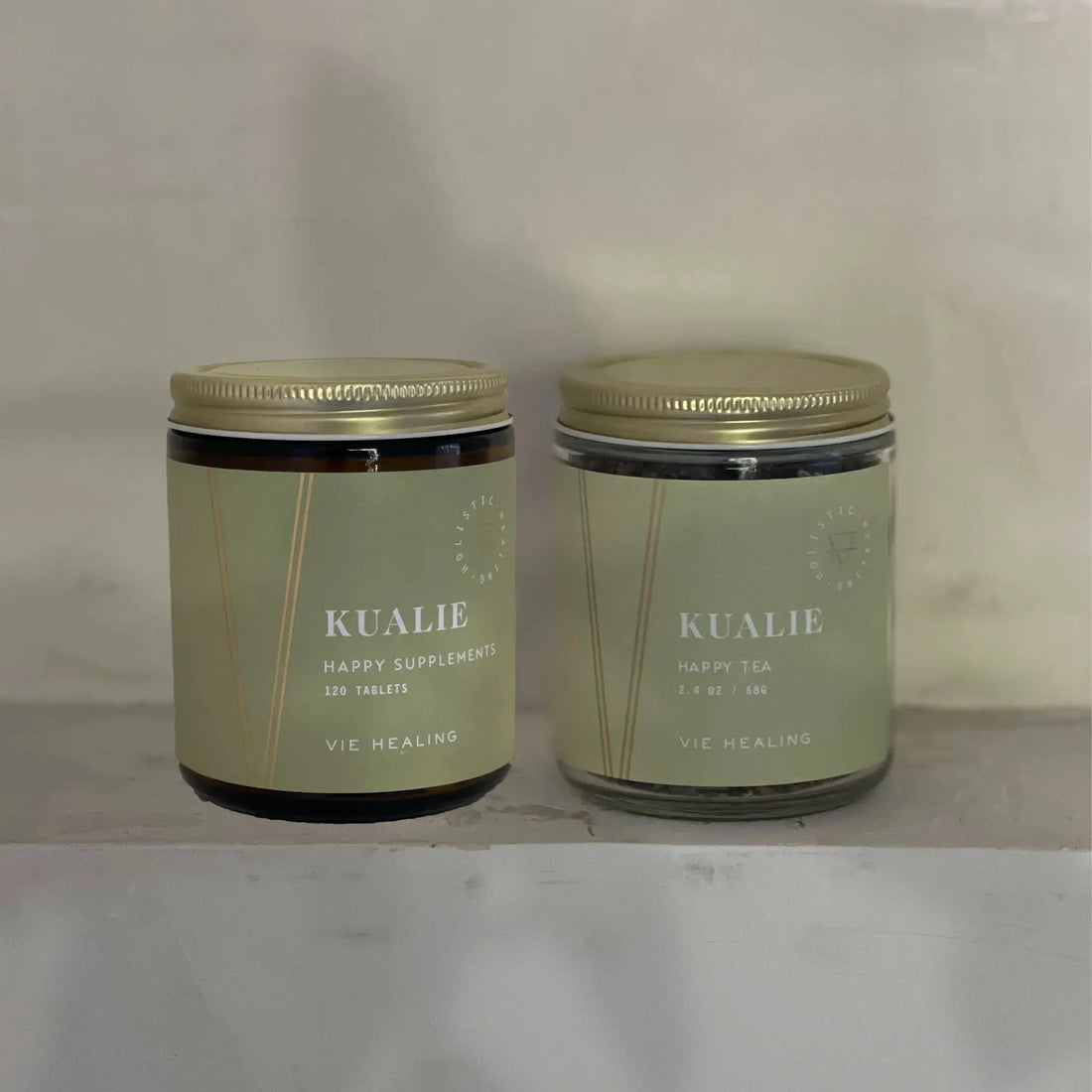 KUALIE Pairing (Tea + Supplements) Vie Healing