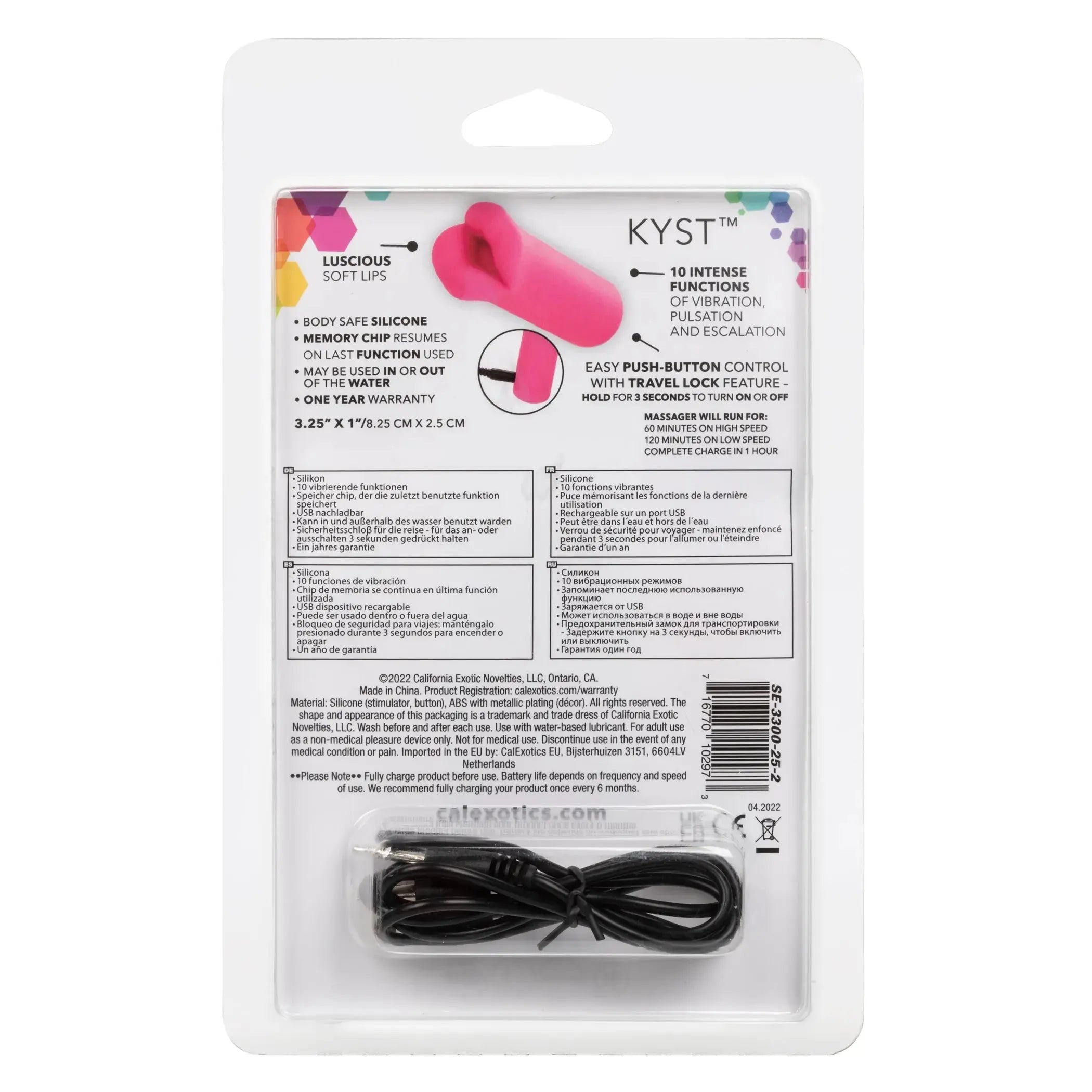 KYST LIPS PINK California Exotic Novelties