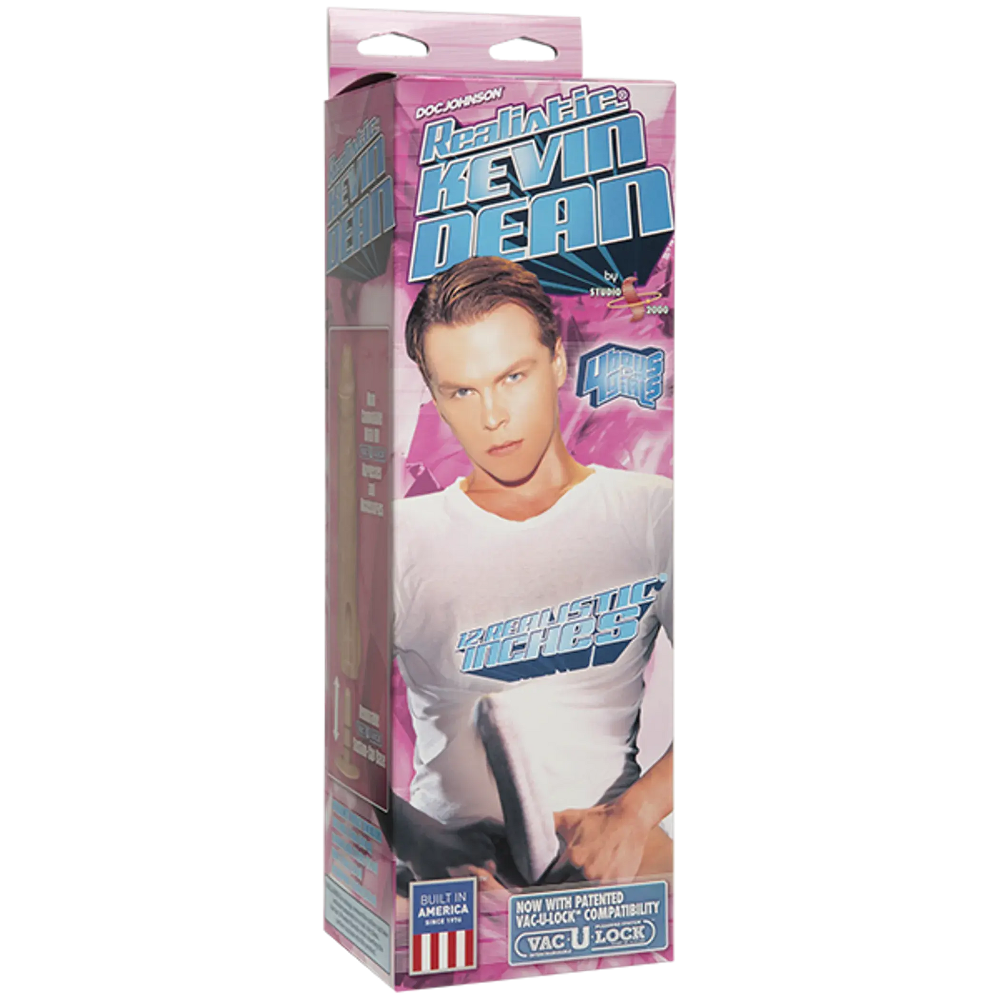 Kevin Dean 12 Inch Cock with Removable Vac-U-Lock Suction Cup Doc Johnson Novelties