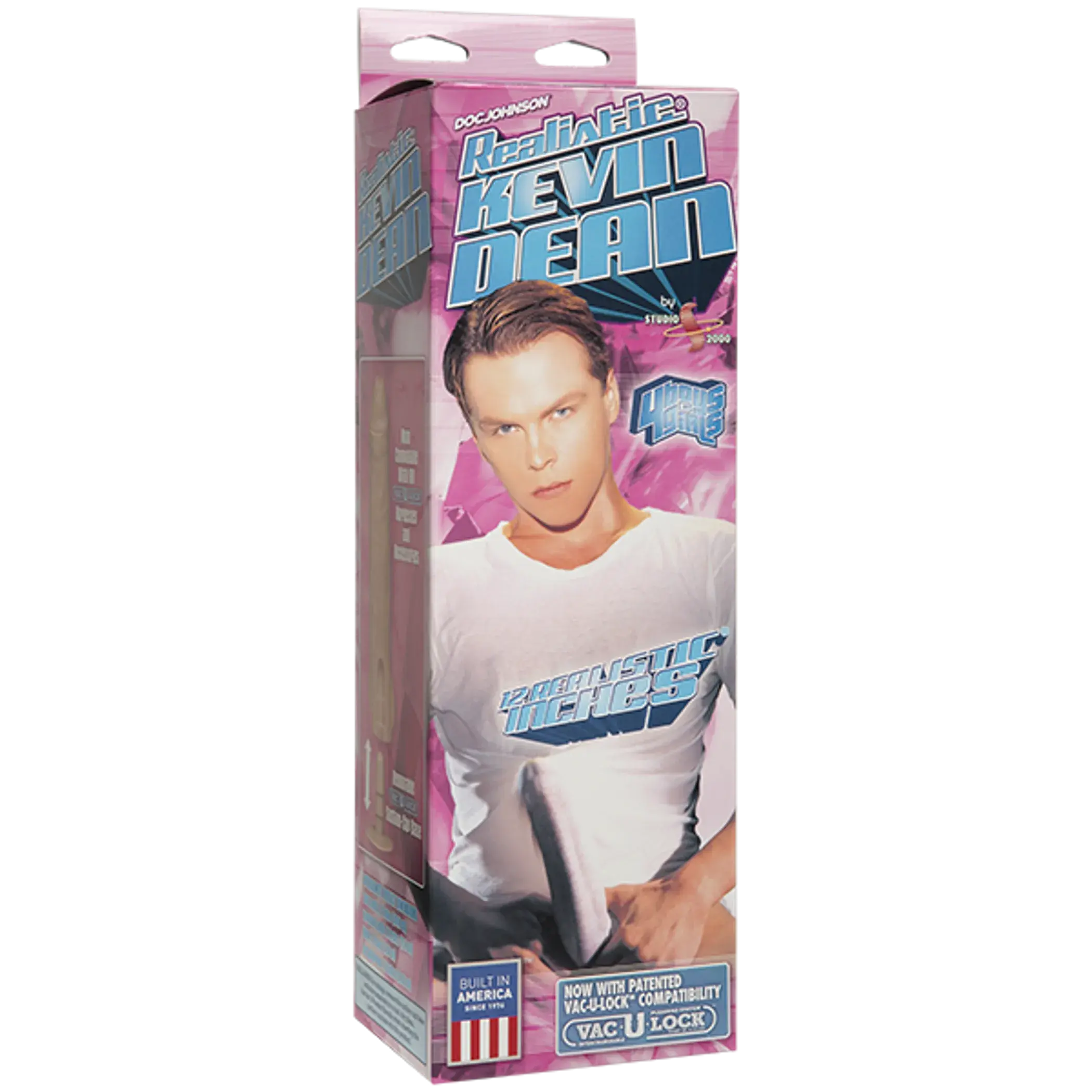 Kevin Dean 12 Inch Cock with Removable Vac-U-Lock Suction Cup Doc Johnson Novelties