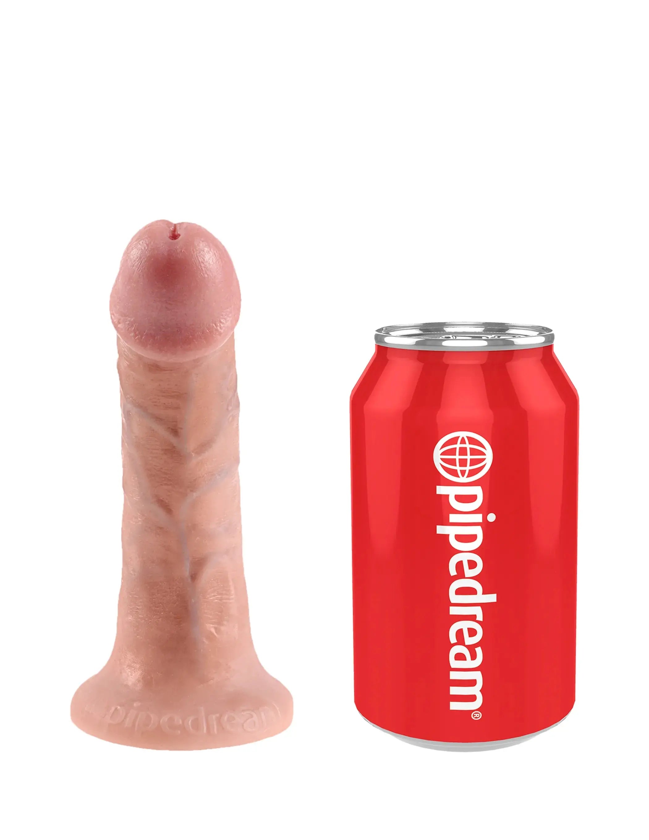 King Cock Strap-On Harness with 6-Inch Cock Light Pipedream Products