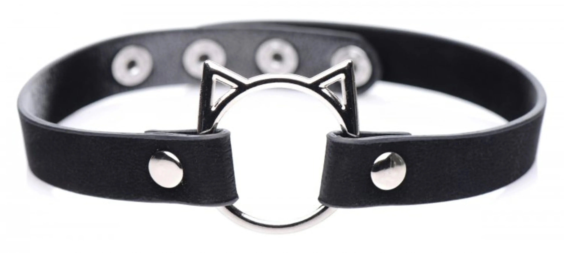 Kinky Kitty Ring Slim Choker Black XR Brands