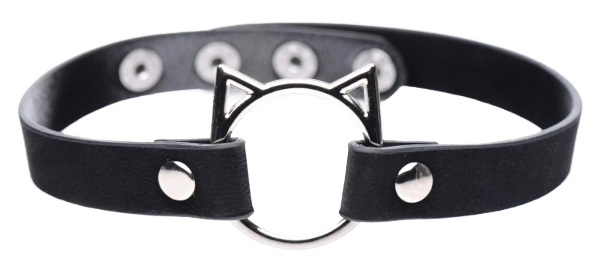 MASTER SERIES KINKY KITTY RING SLIM CHOKER BLACK XR Brands
