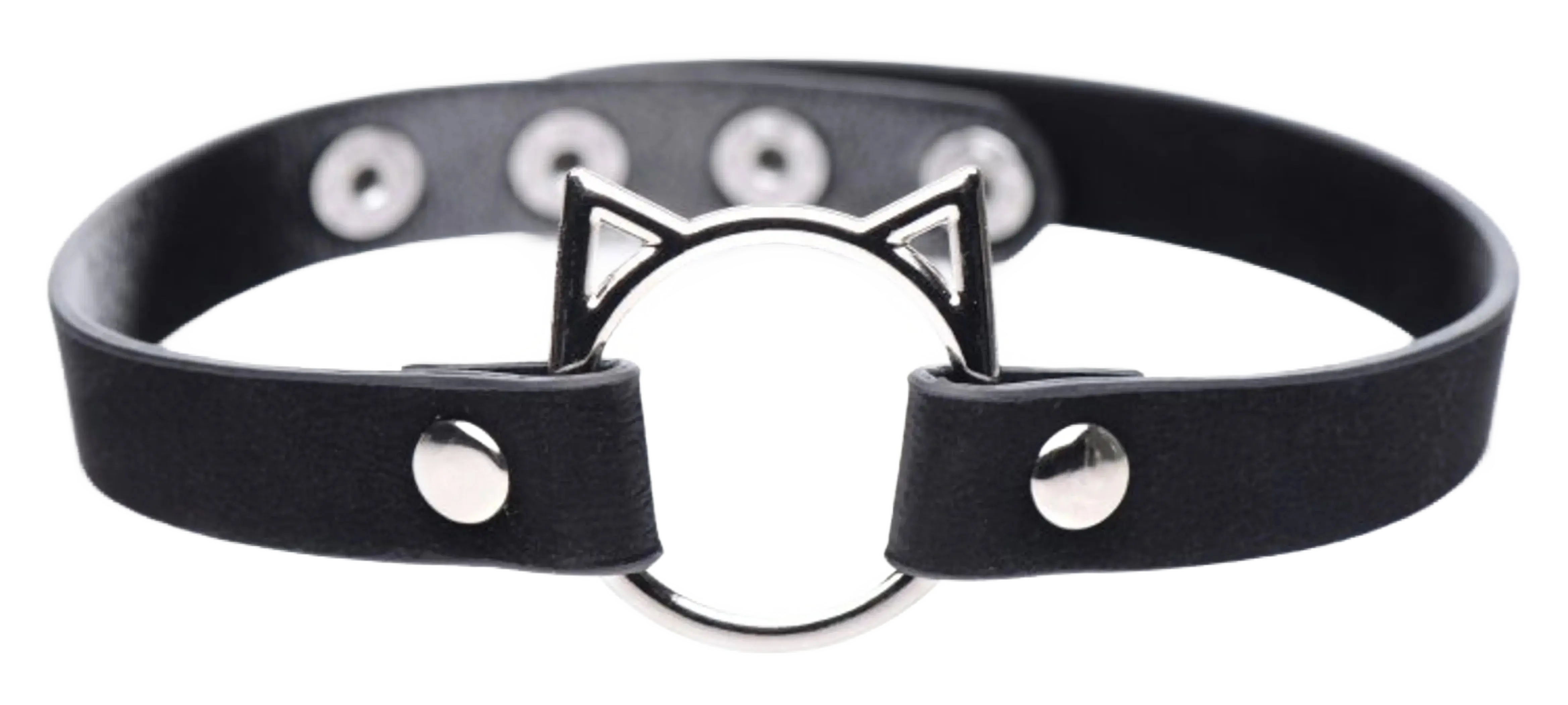 MASTER SERIES KINKY KITTY RING SLIM CHOKER BLACK XR Brands