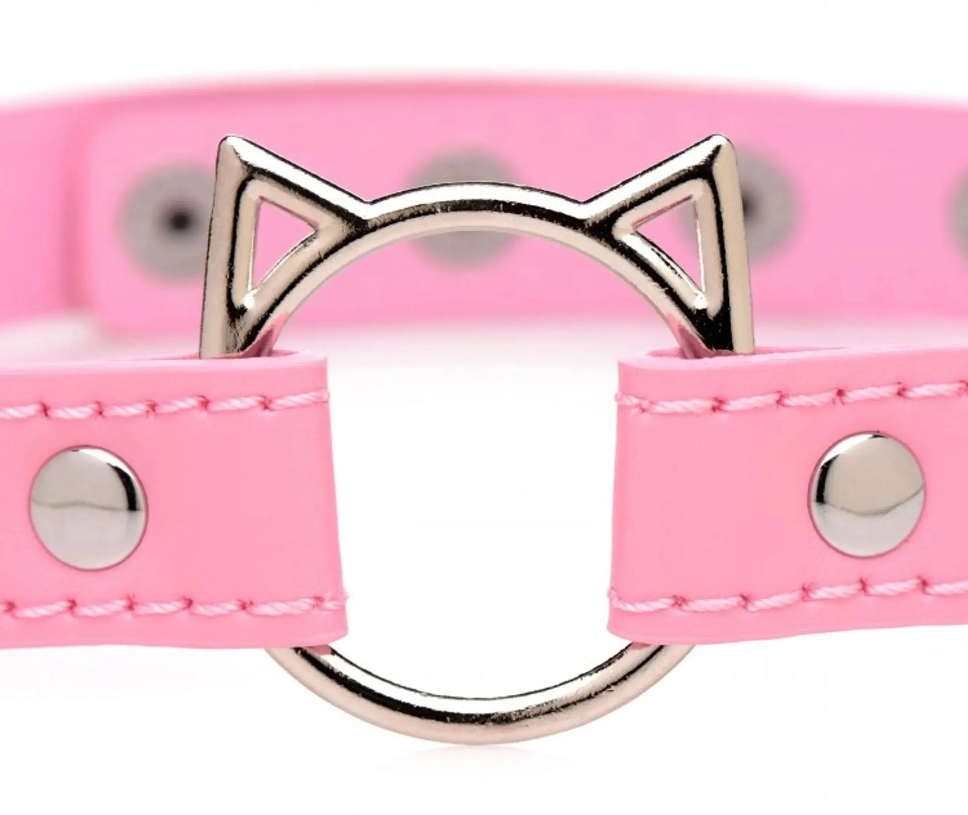 Kinky Kitty Ring Slim Choker Pink XR Brands