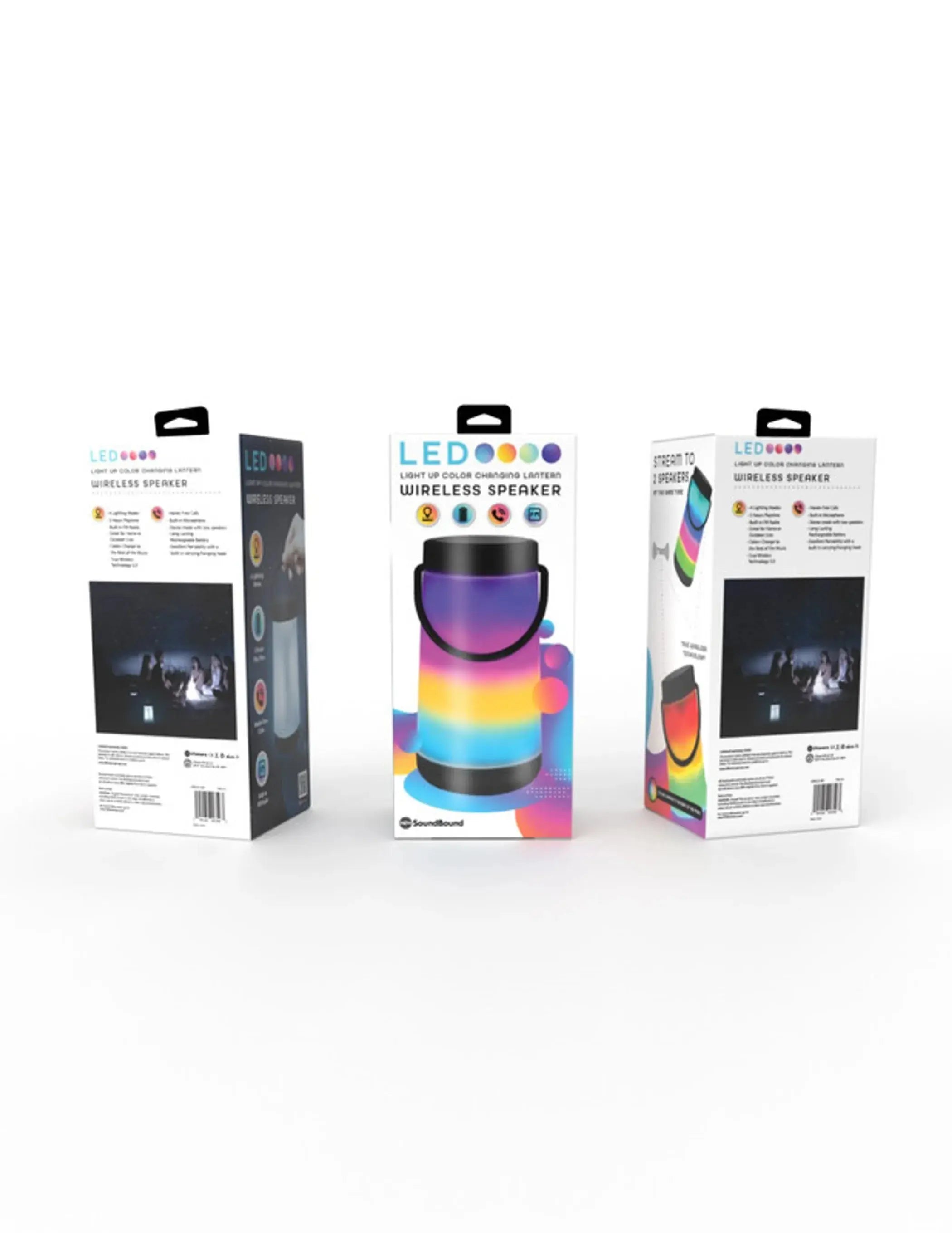 LED Light Up Color Changing Lantern Speaker Soundbound