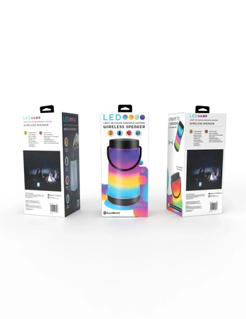 LED Light Up Color Changing Lantern Speaker Soundbound