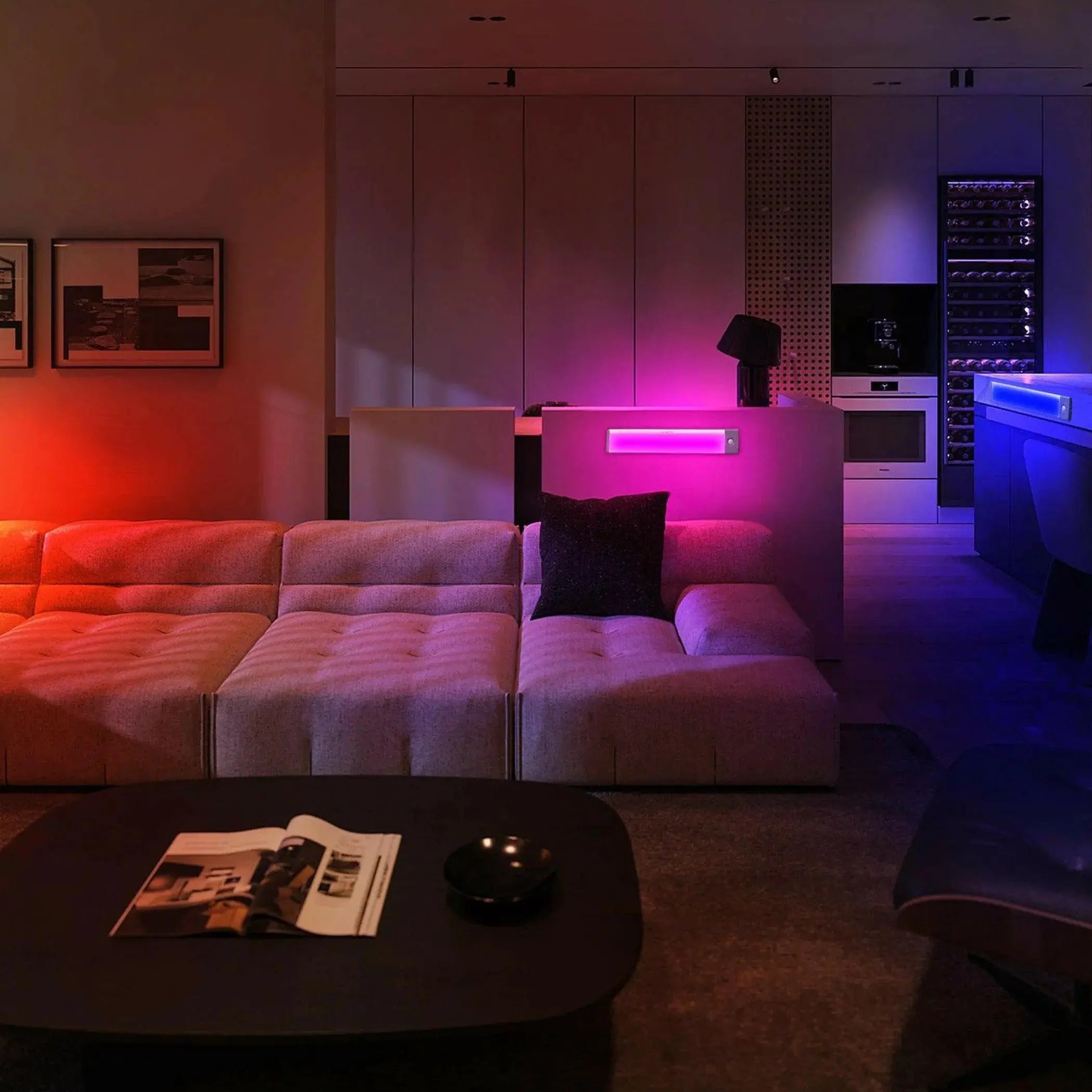 LED Motion Sensor RGB Color Changing Light Lepotec