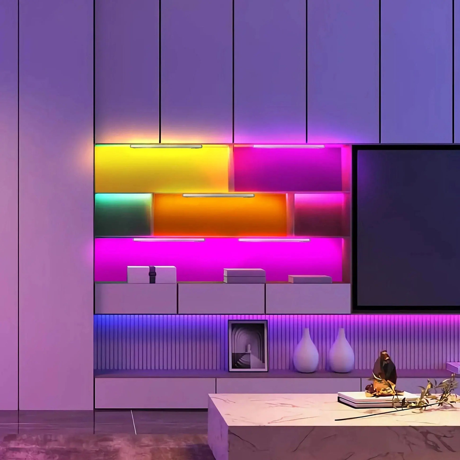 LED Motion Sensor RGB Color Changing Light Lepotec