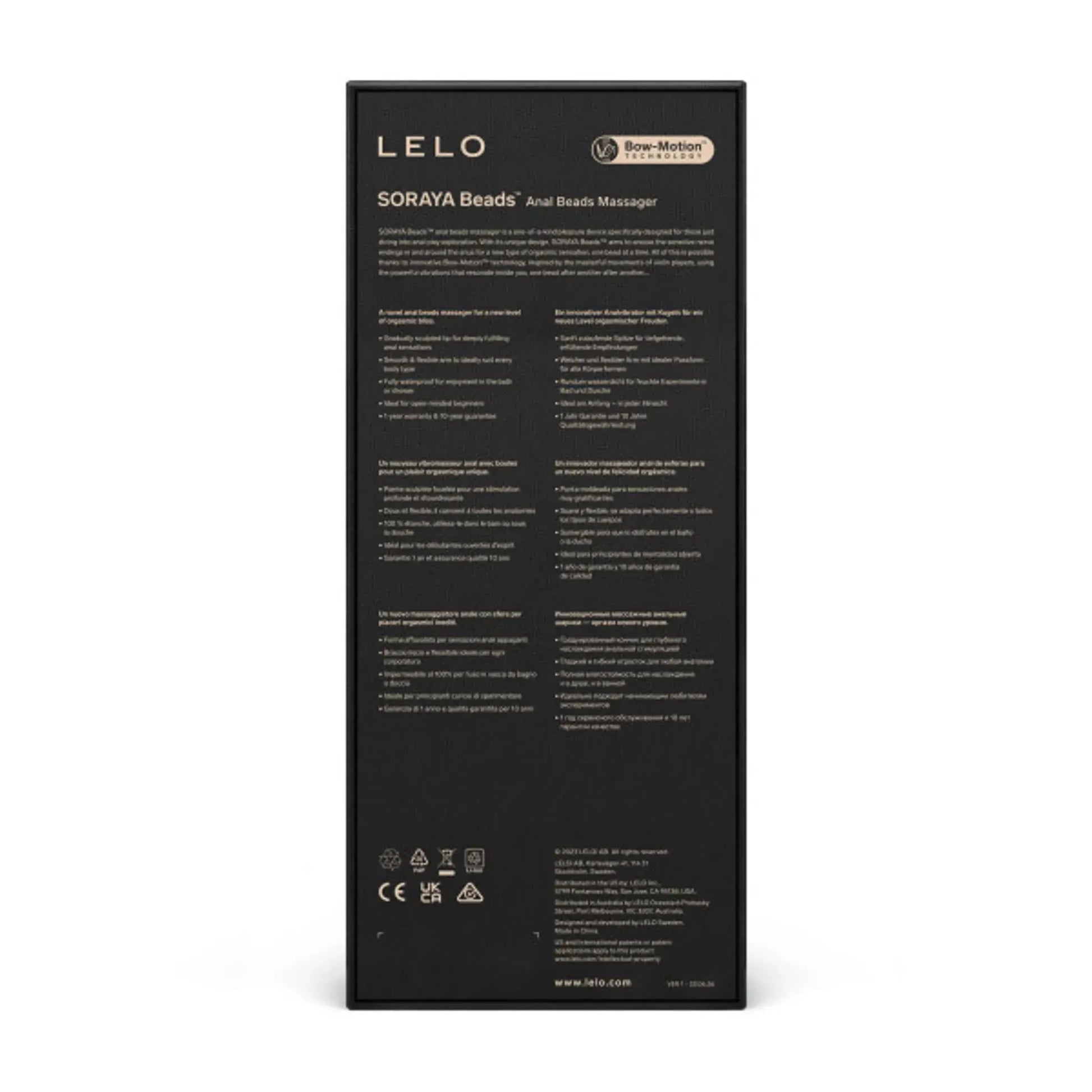 LELO SORAYA BEADS BLACK (NET) Lelo