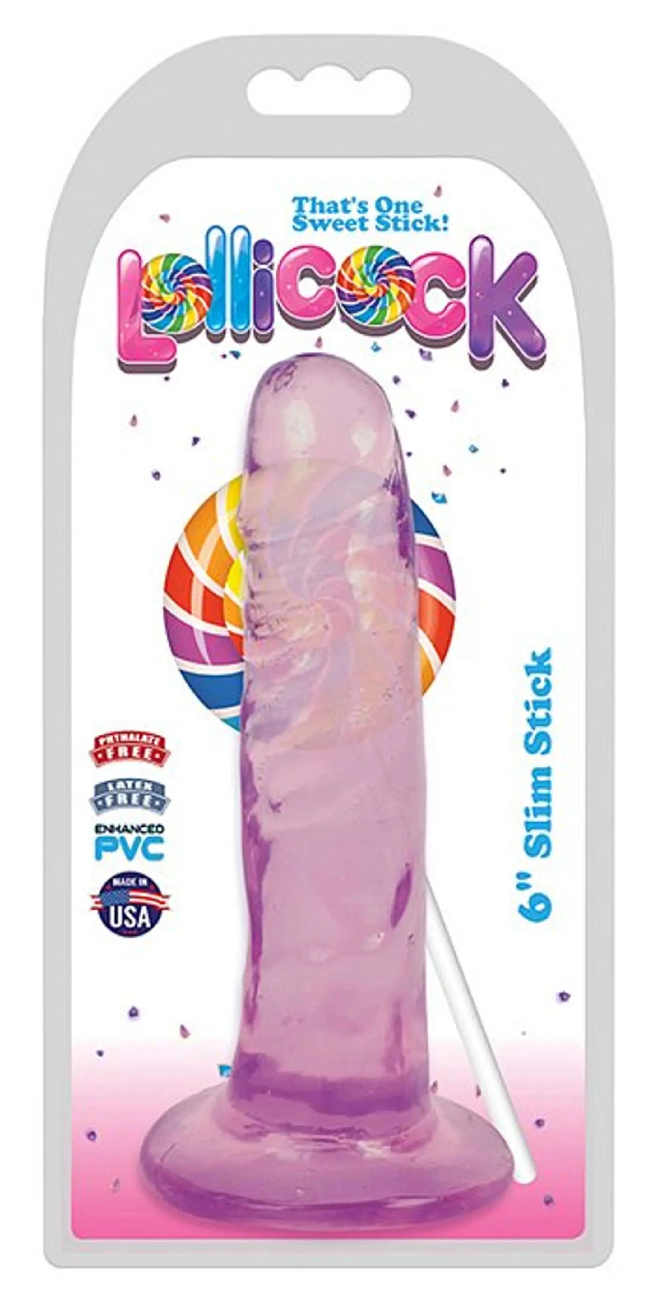 LOLLICOCK 6 SLIM STICK GRAPE ICE " CURVE NOVELTIES