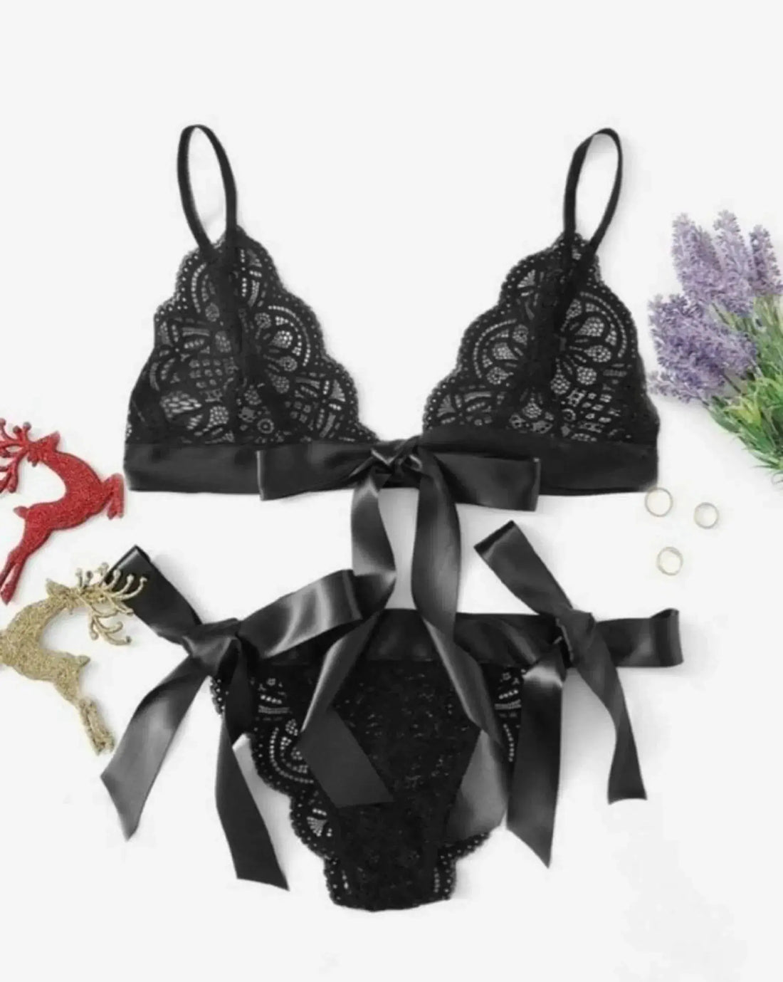 La Belle Fantastique Bow Tie Lingerie Set La Belle Fantastique