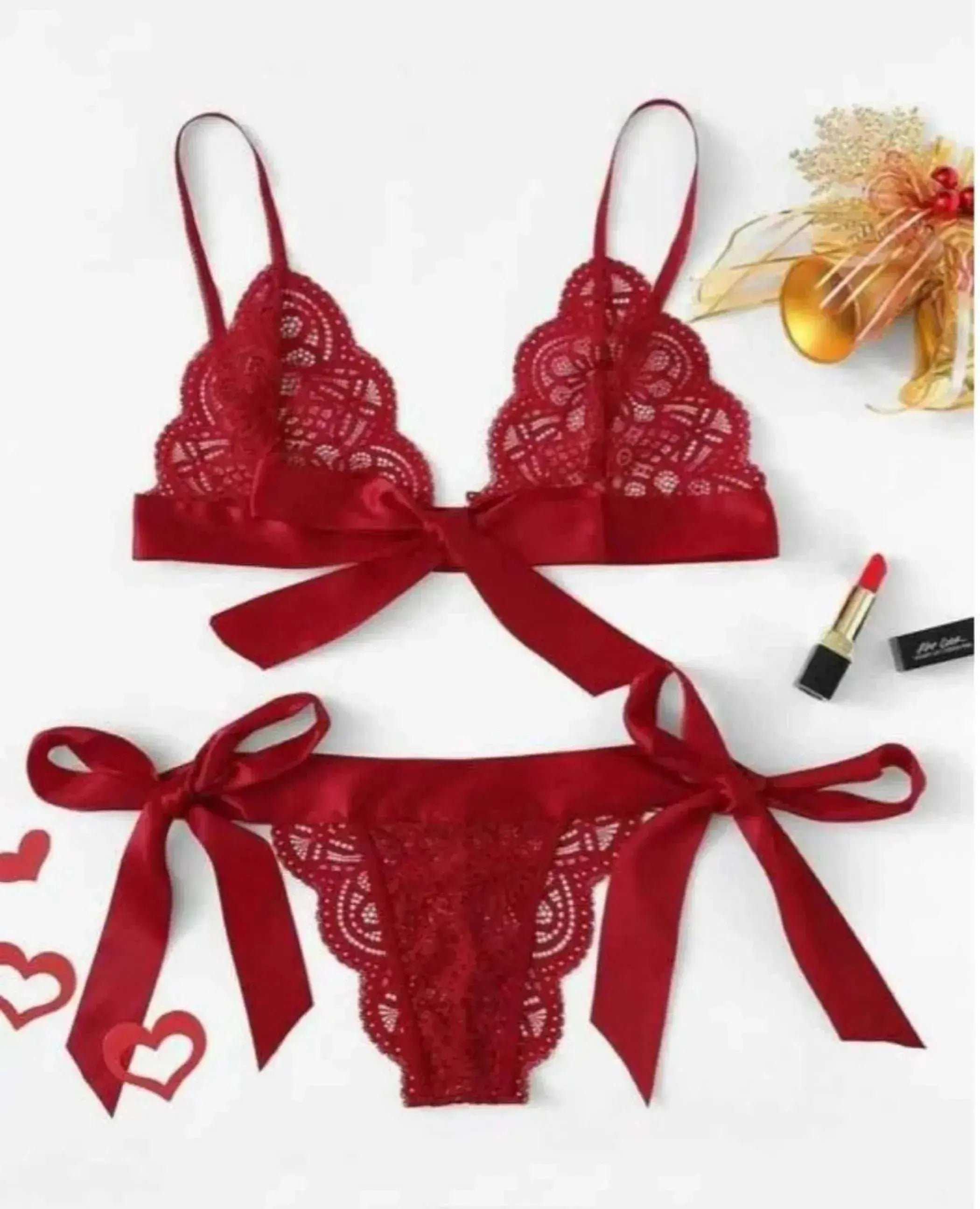 La Belle Fantastique Bow Tie Lingerie Set La Belle Fantastique