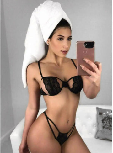 Lace Cover Bralette Set La Belle Fantastique