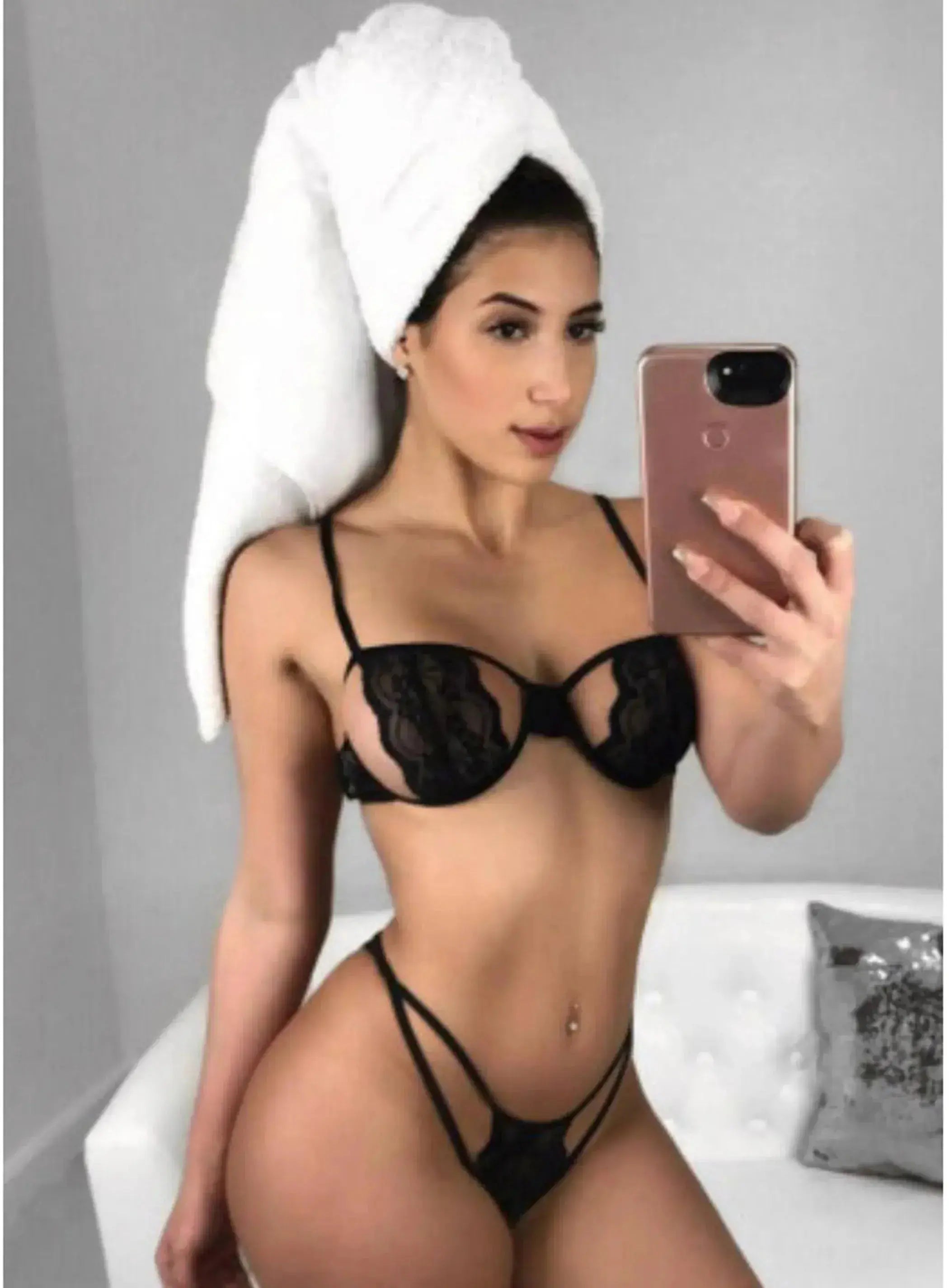 Lace Cover Bralette Set La Belle Fantastique