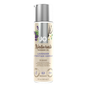 JO NATURALS MASSAGE OIL LAVENDER & VANILLA 4 OZ System JO