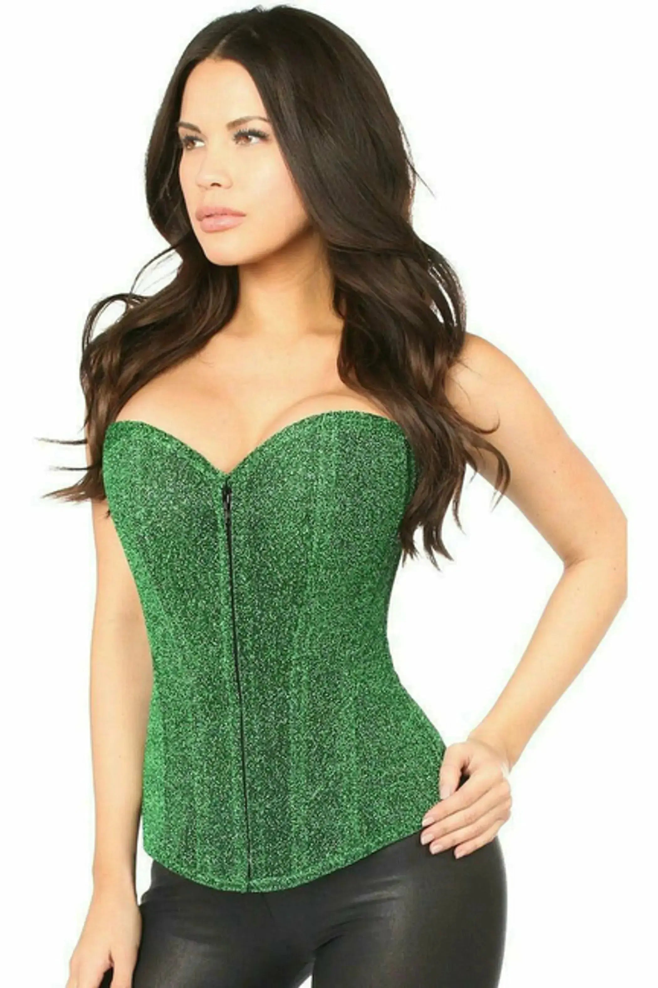 Lavish Front Zipper Corset Daisy Corsets