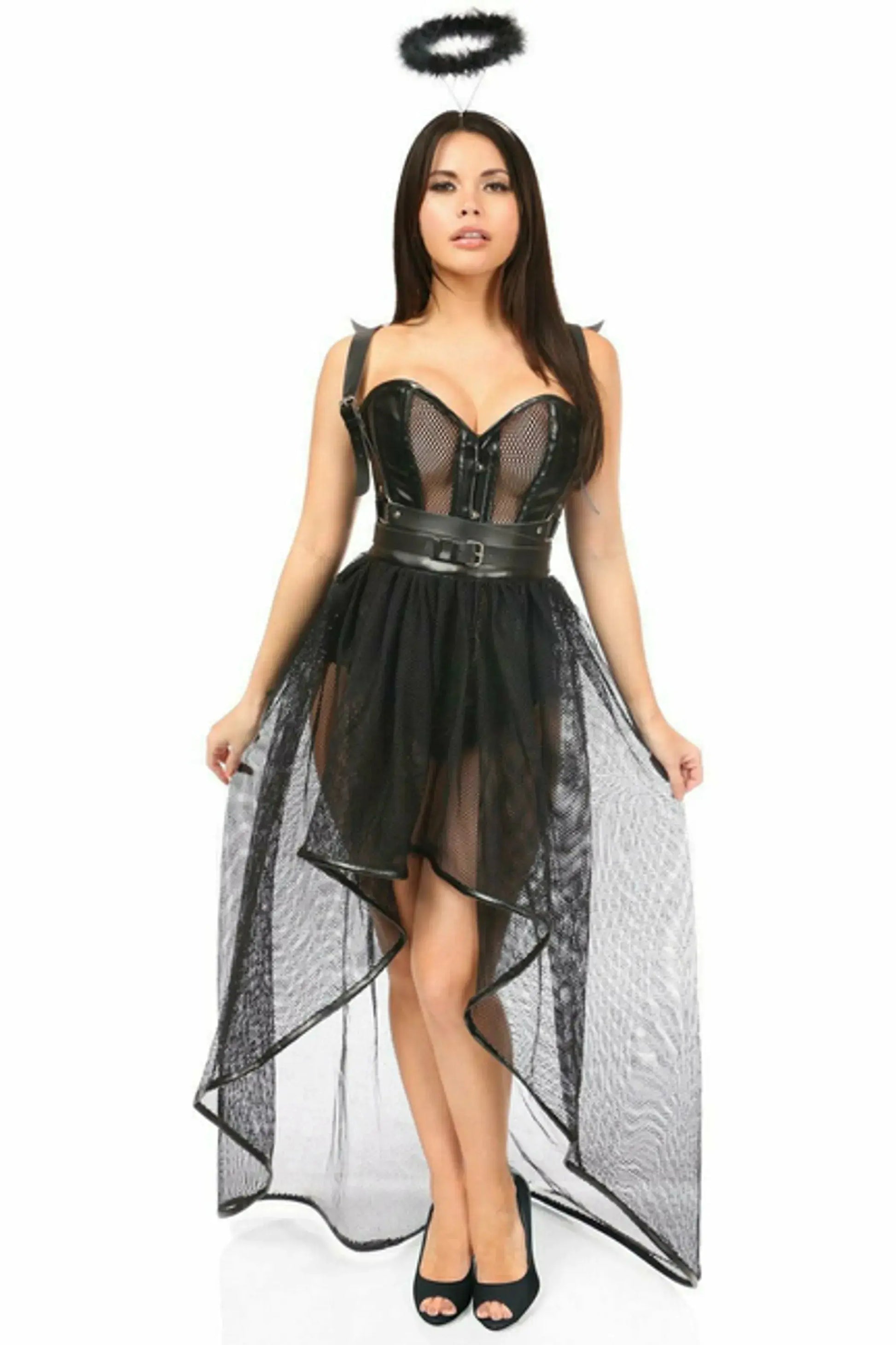 Lavish Gothic Angel Costume Daisy Corsets