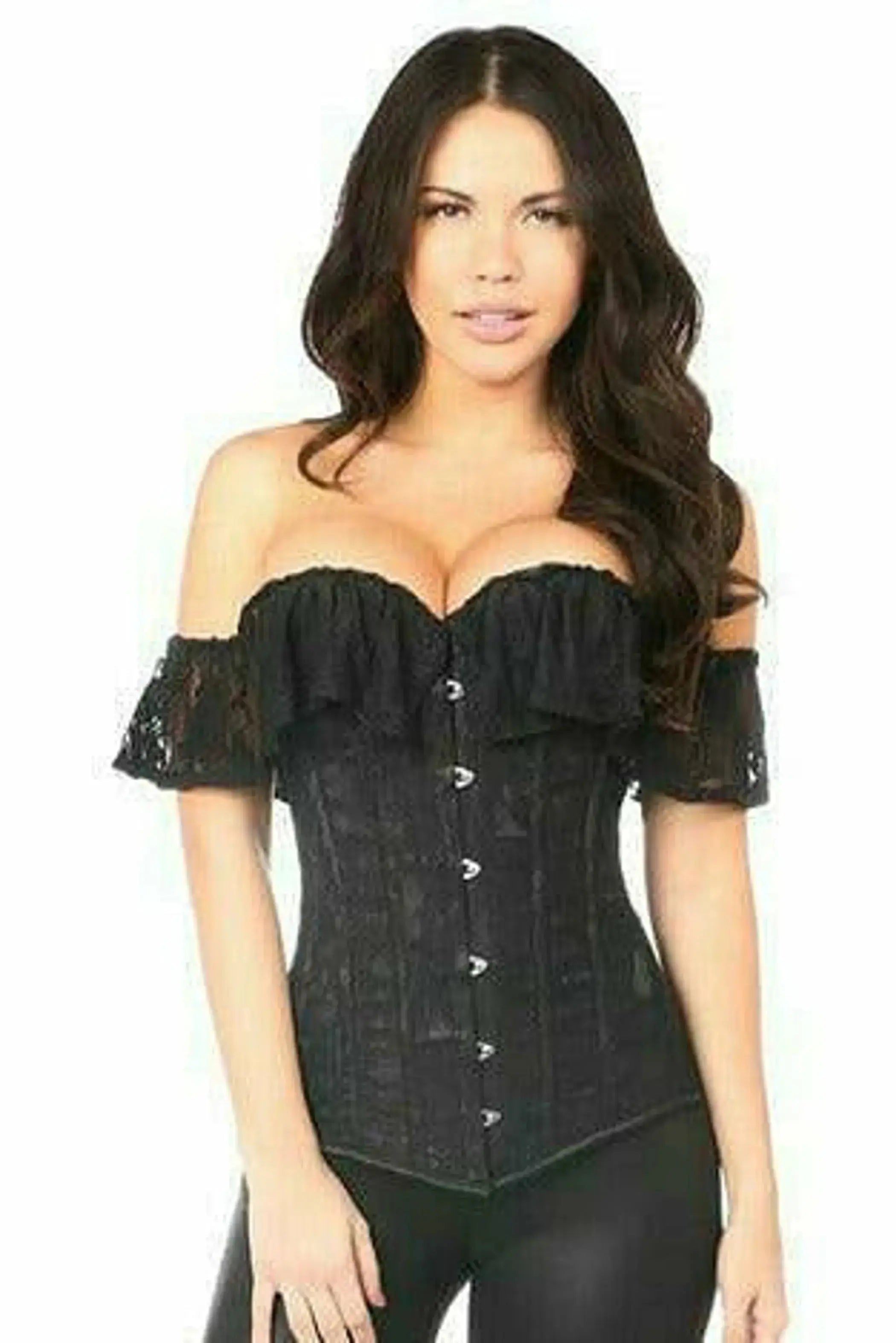 Lavish Lace Off-The-Shoulder Corset Daisy Corsets