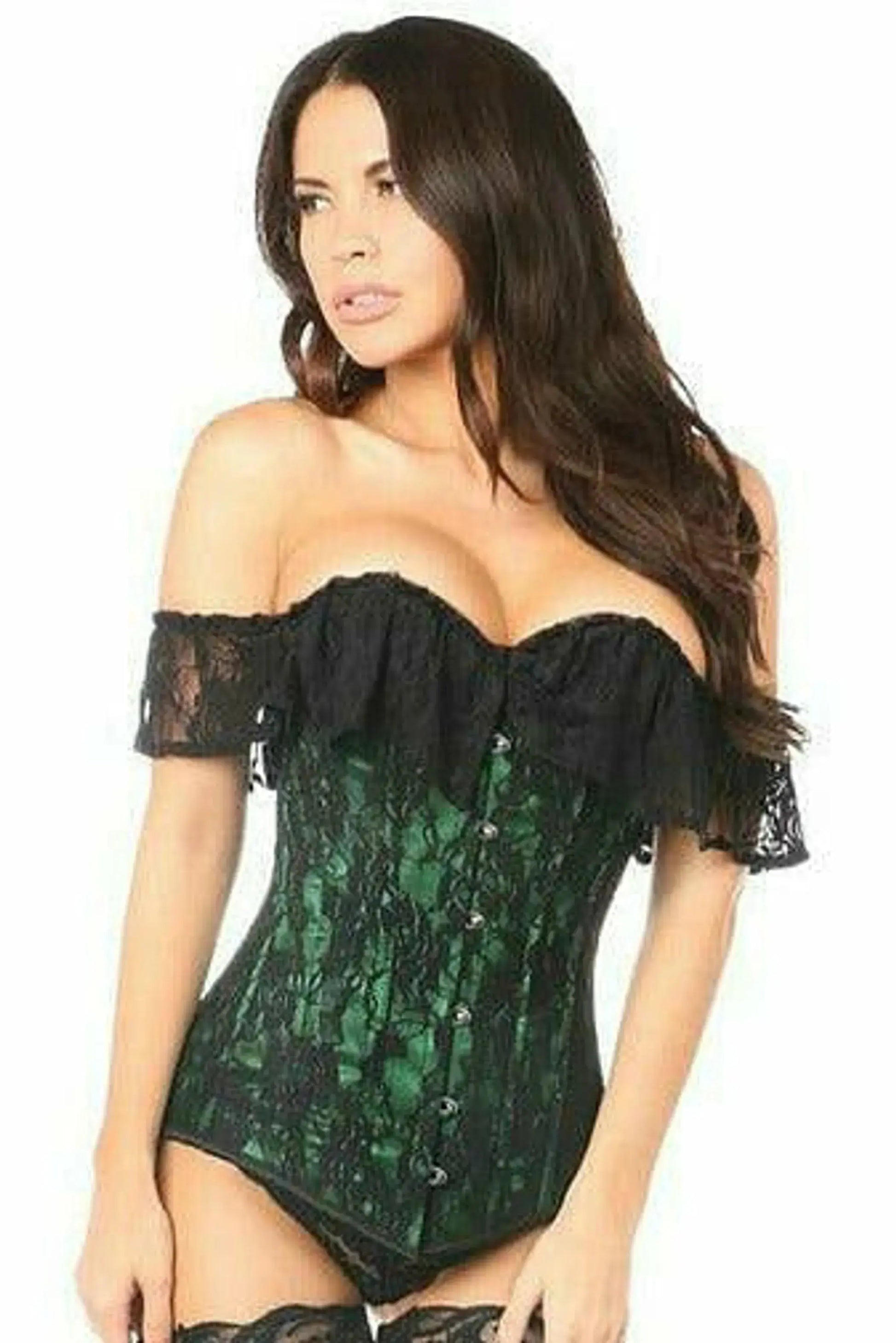 Lavish Lace Off-The-Shoulder Corset Daisy Corsets