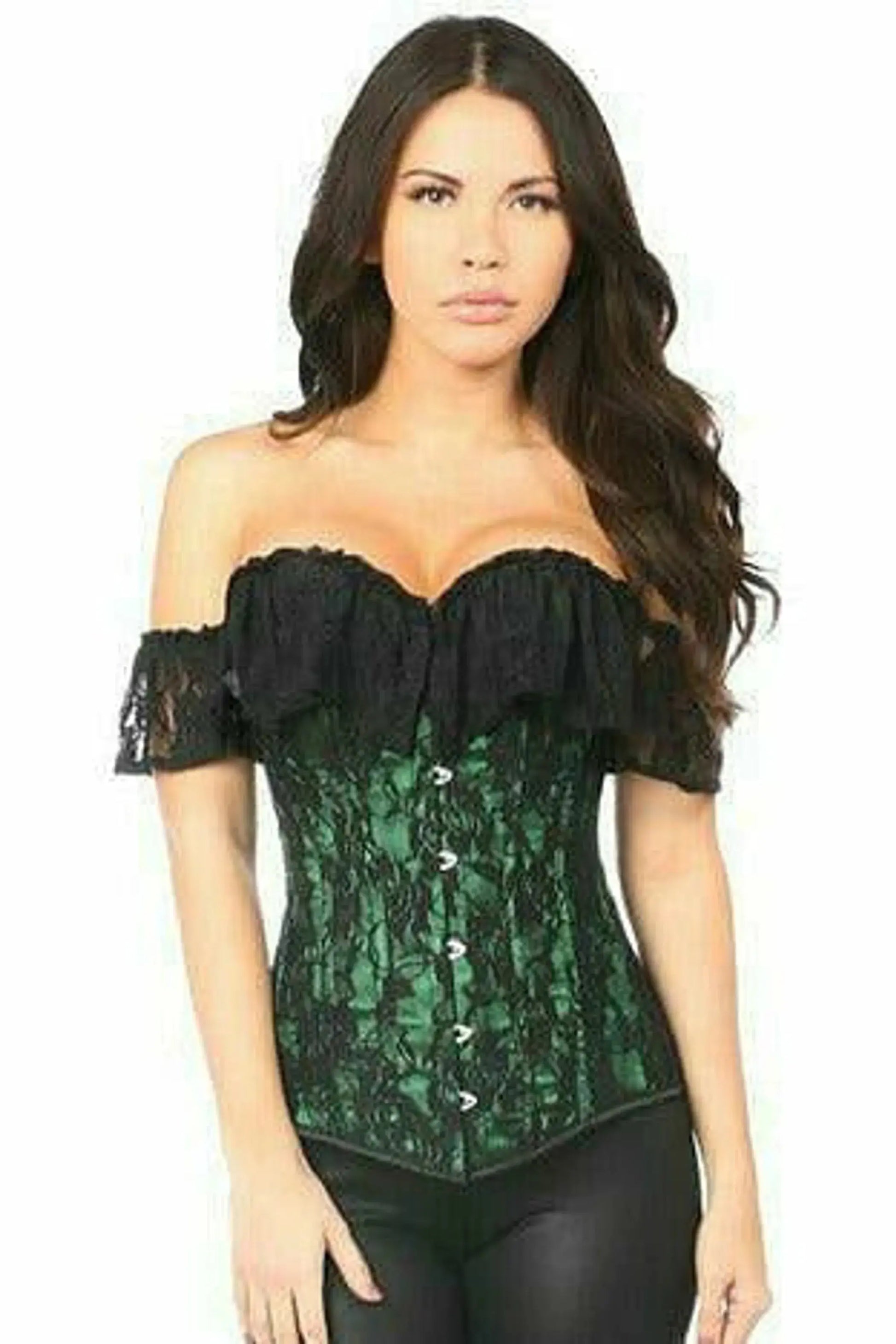 Lavish Lace Off-The-Shoulder Corset Daisy Corsets
