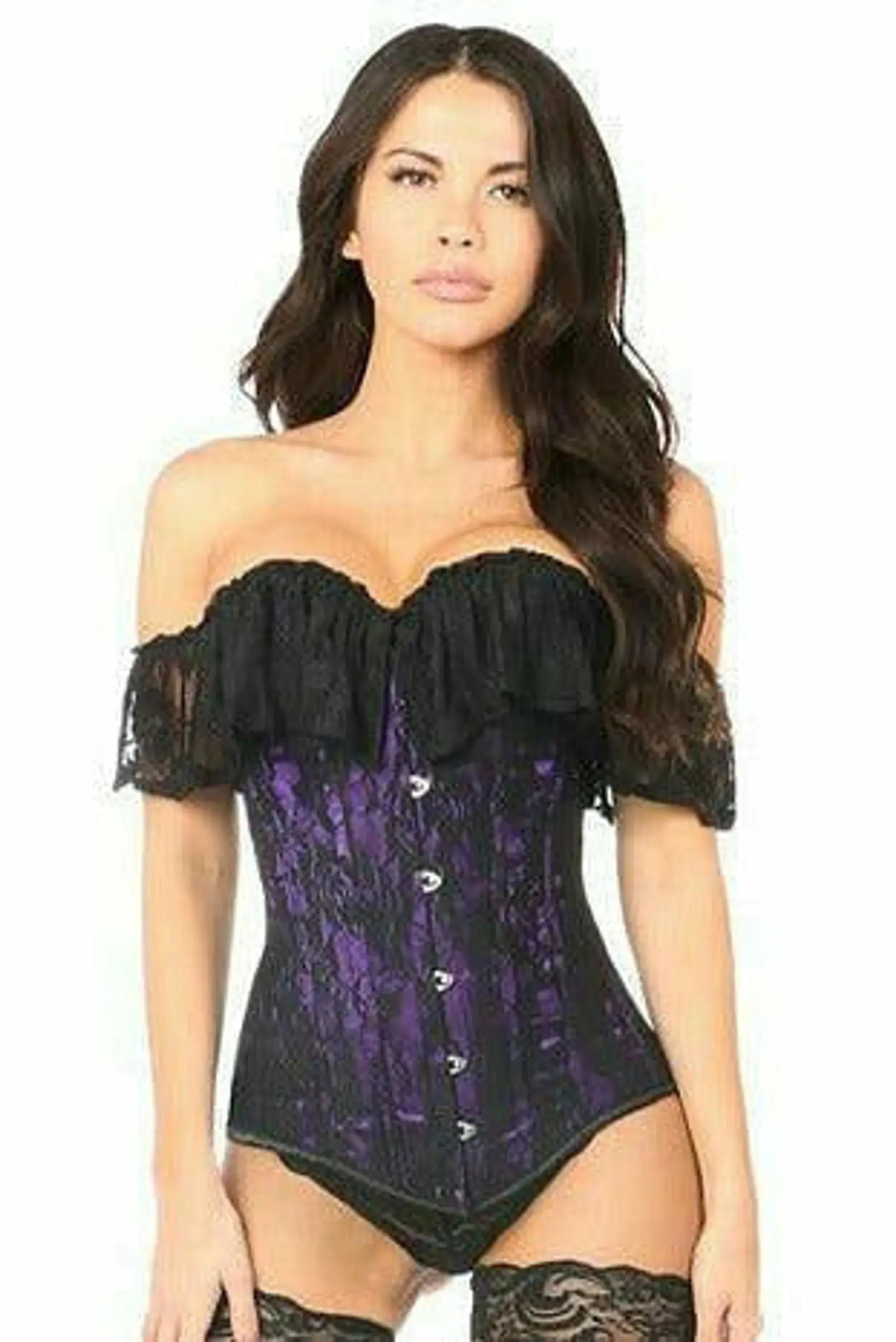 Lavish Lace Off-The-Shoulder Corset Daisy Corsets