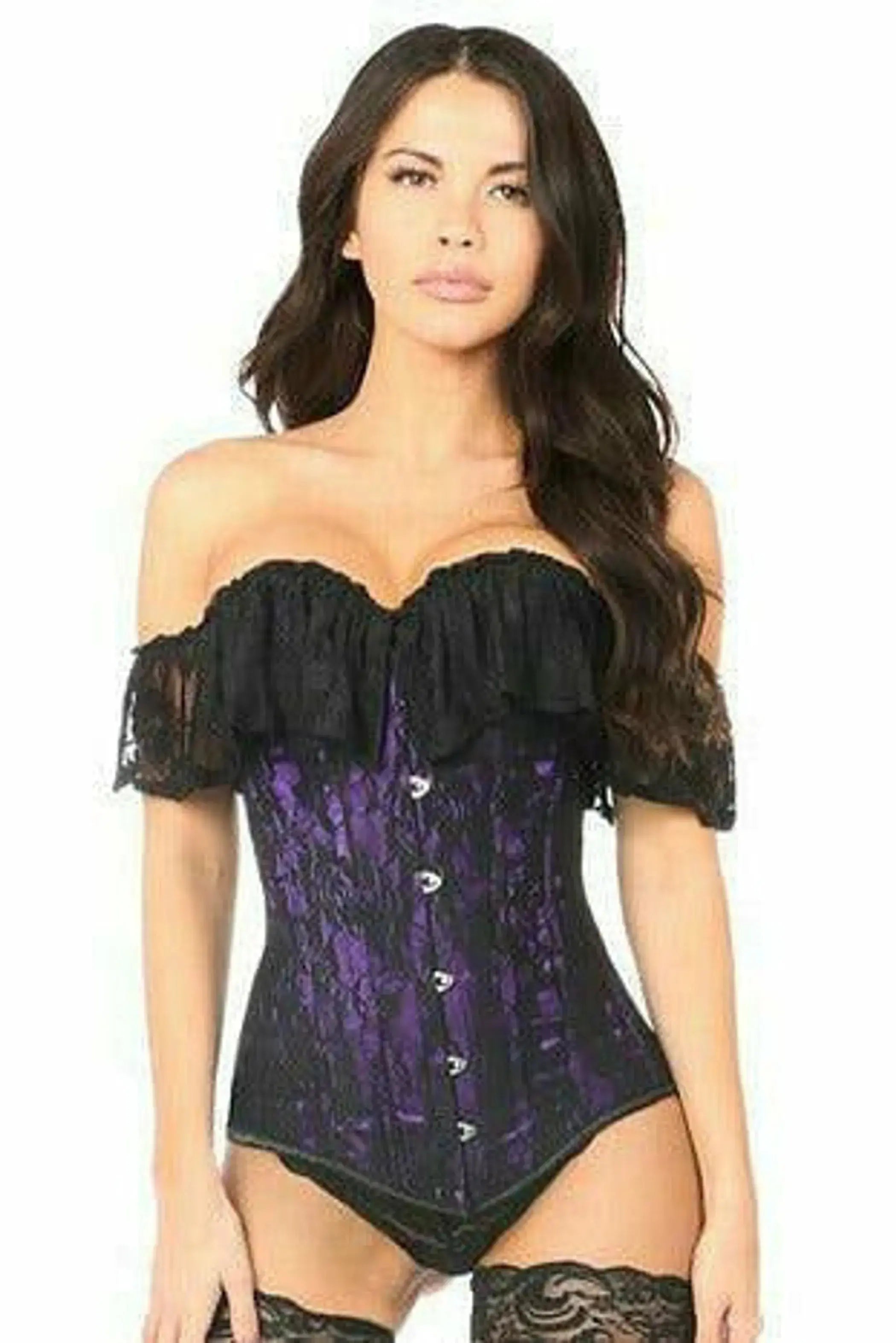 Lavish Lace Off-The-Shoulder Corset Daisy Corsets