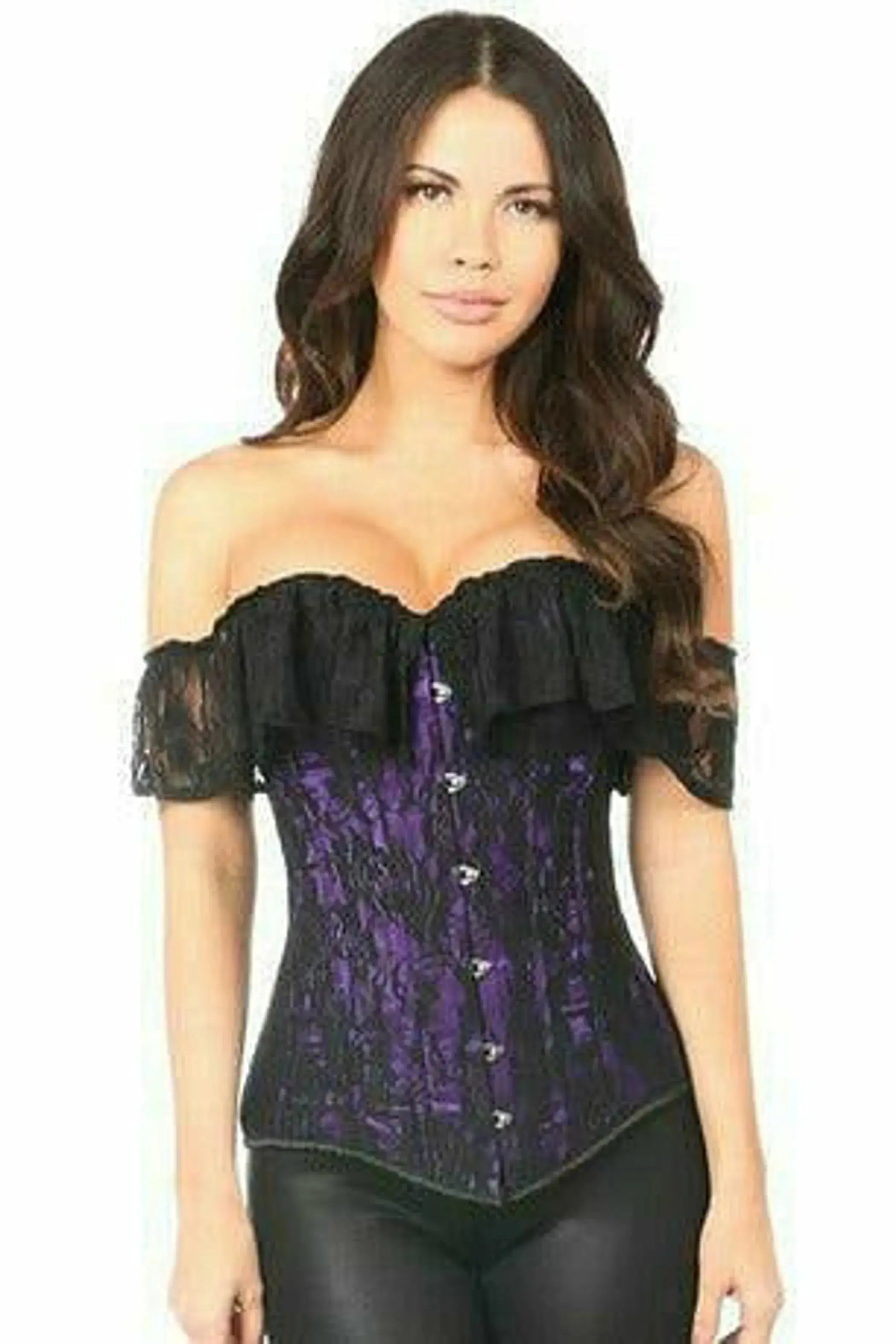 Lavish Lace Off-The-Shoulder Corset Daisy Corsets